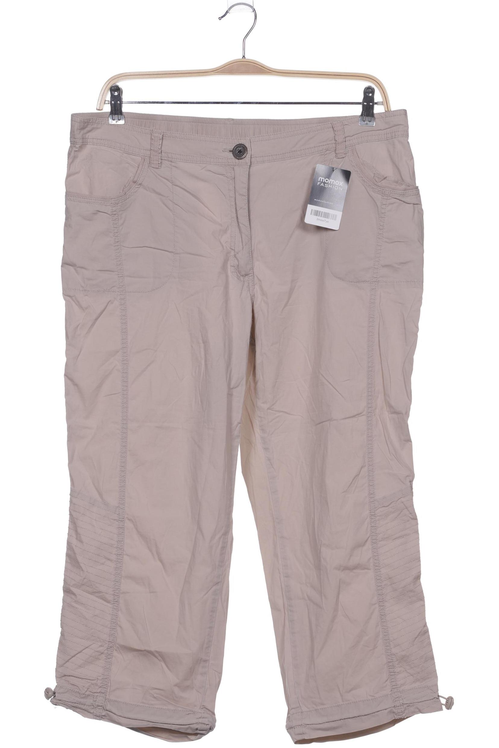 

Ulla Popken Damen Stoffhose, beige, Gr. 48