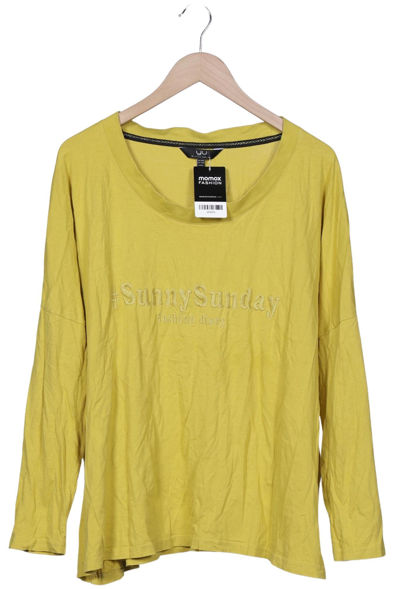 

Ulla Popken Damen Langarmshirt, gelb, Gr. 50