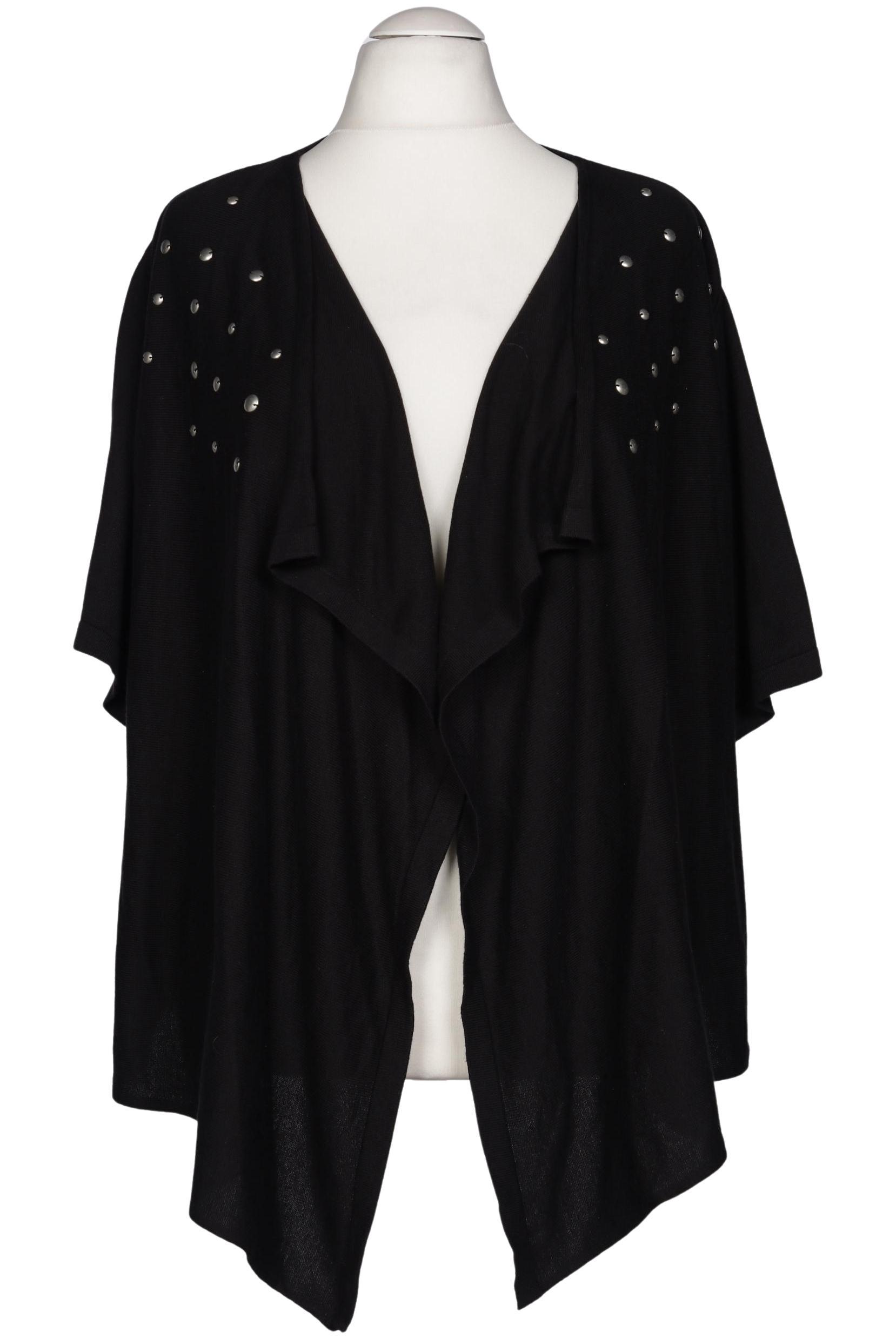 

Ulla Popken Damen Strickjacke, schwarz, Gr. 58