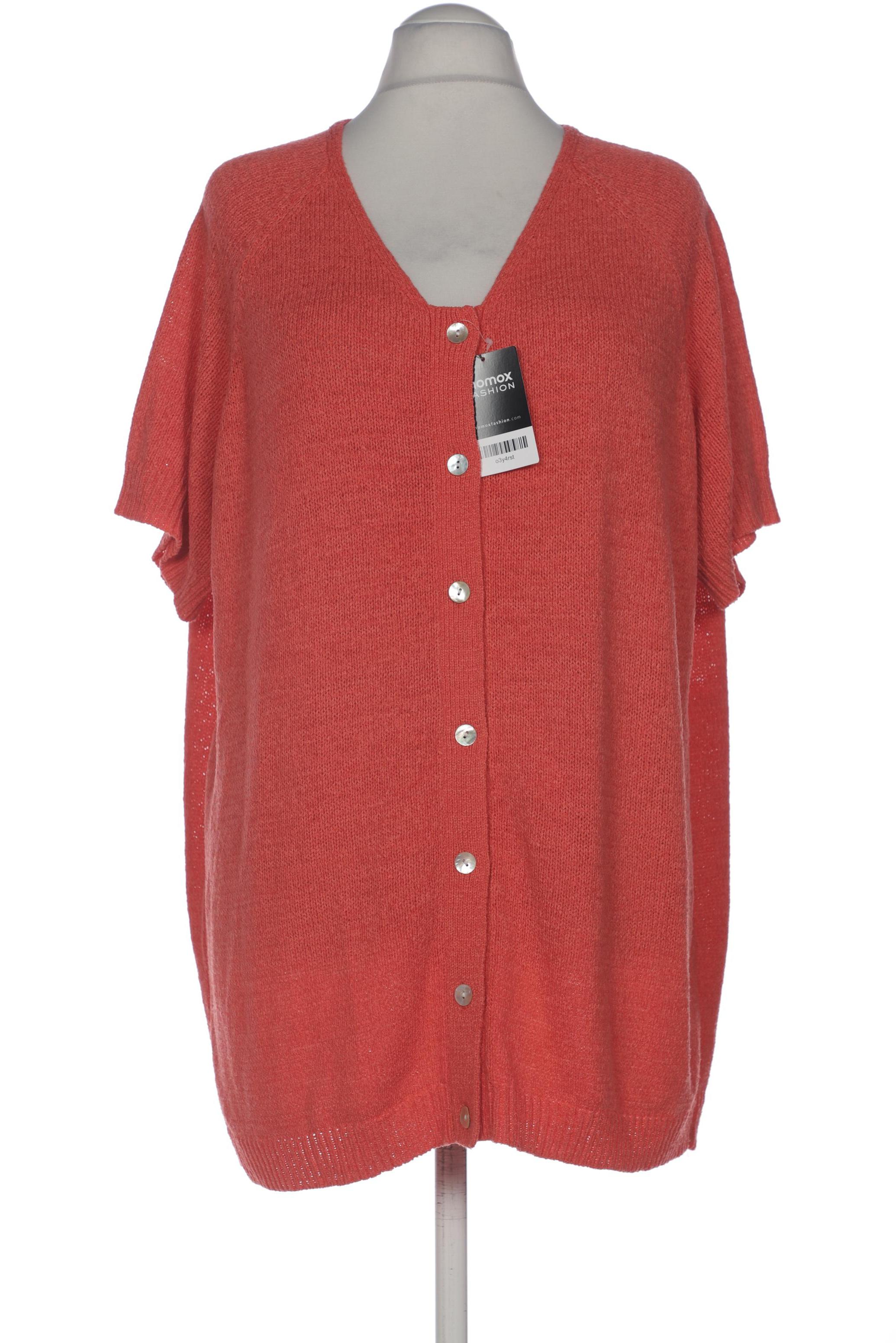 

Ulla Popken Damen Strickjacke, orange, Gr. 52