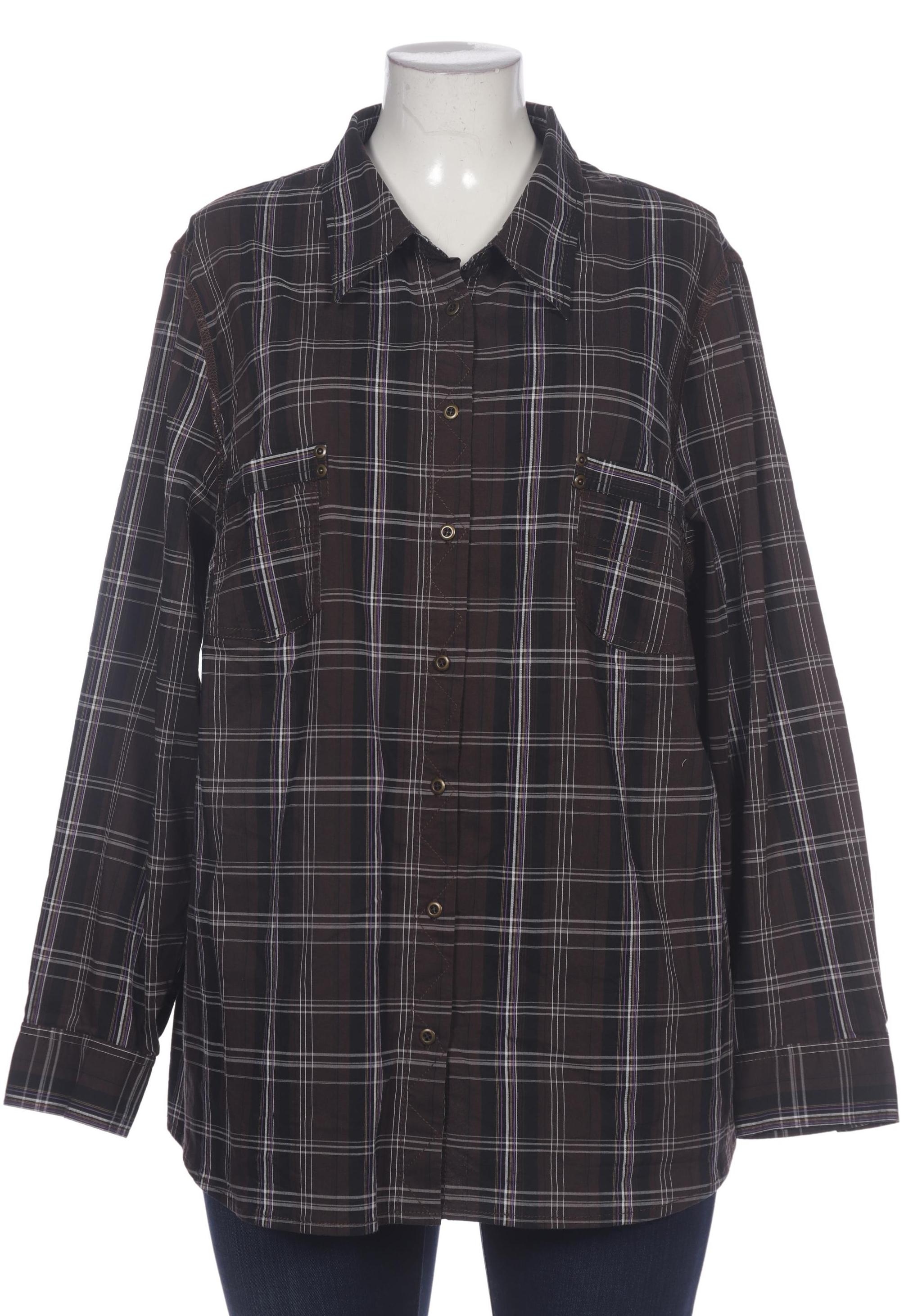 

Ulla Popken Damen Bluse, braun, Gr. 50