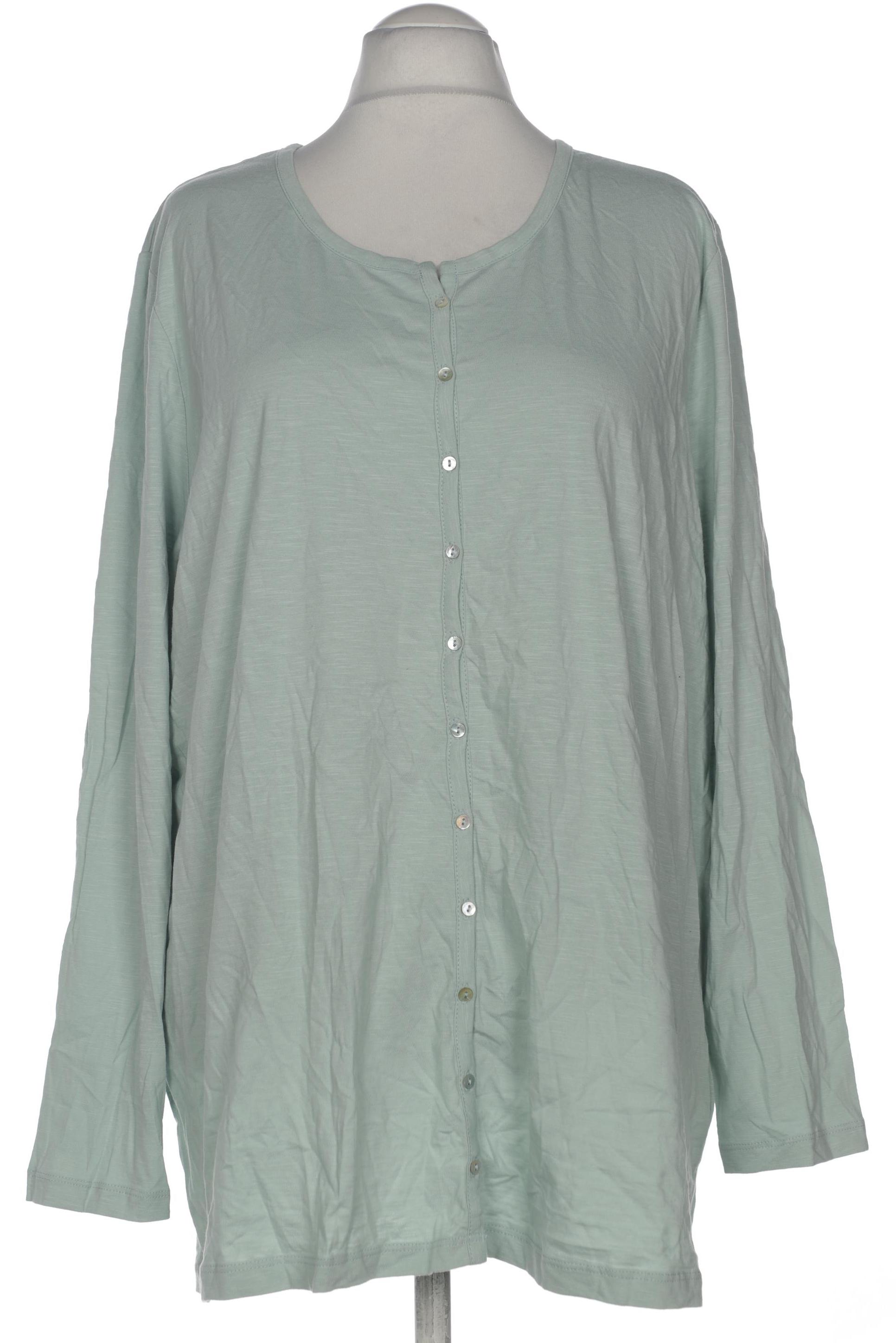 

Ulla Popken Damen Langarmshirt, hellgrün, Gr. 52