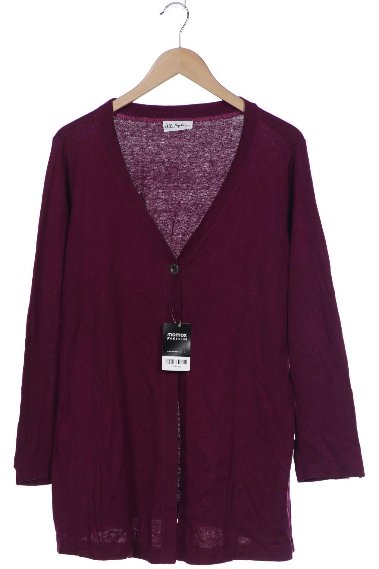 

Ulla Popken Damen Strickjacke, bordeaux, Gr. 46