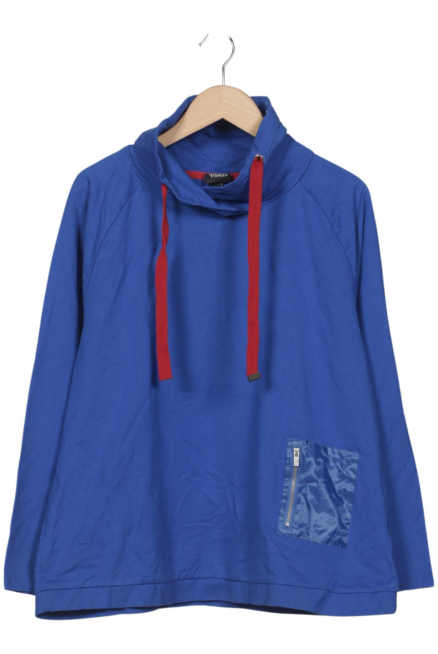 

Ulla Popken Damen Sweatshirt, blau, Gr. 46