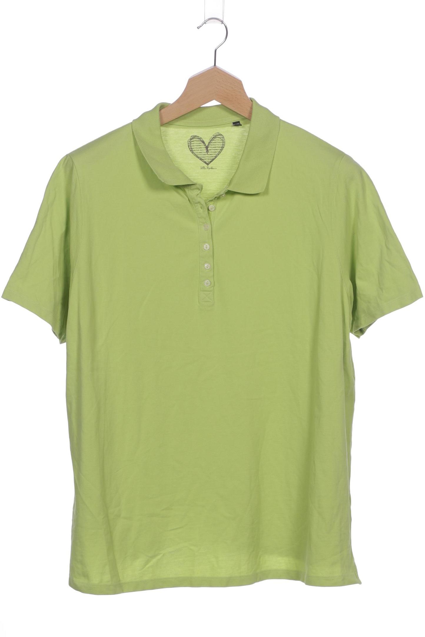 

Ulla Popken Damen Poloshirt, grün, Gr. 50
