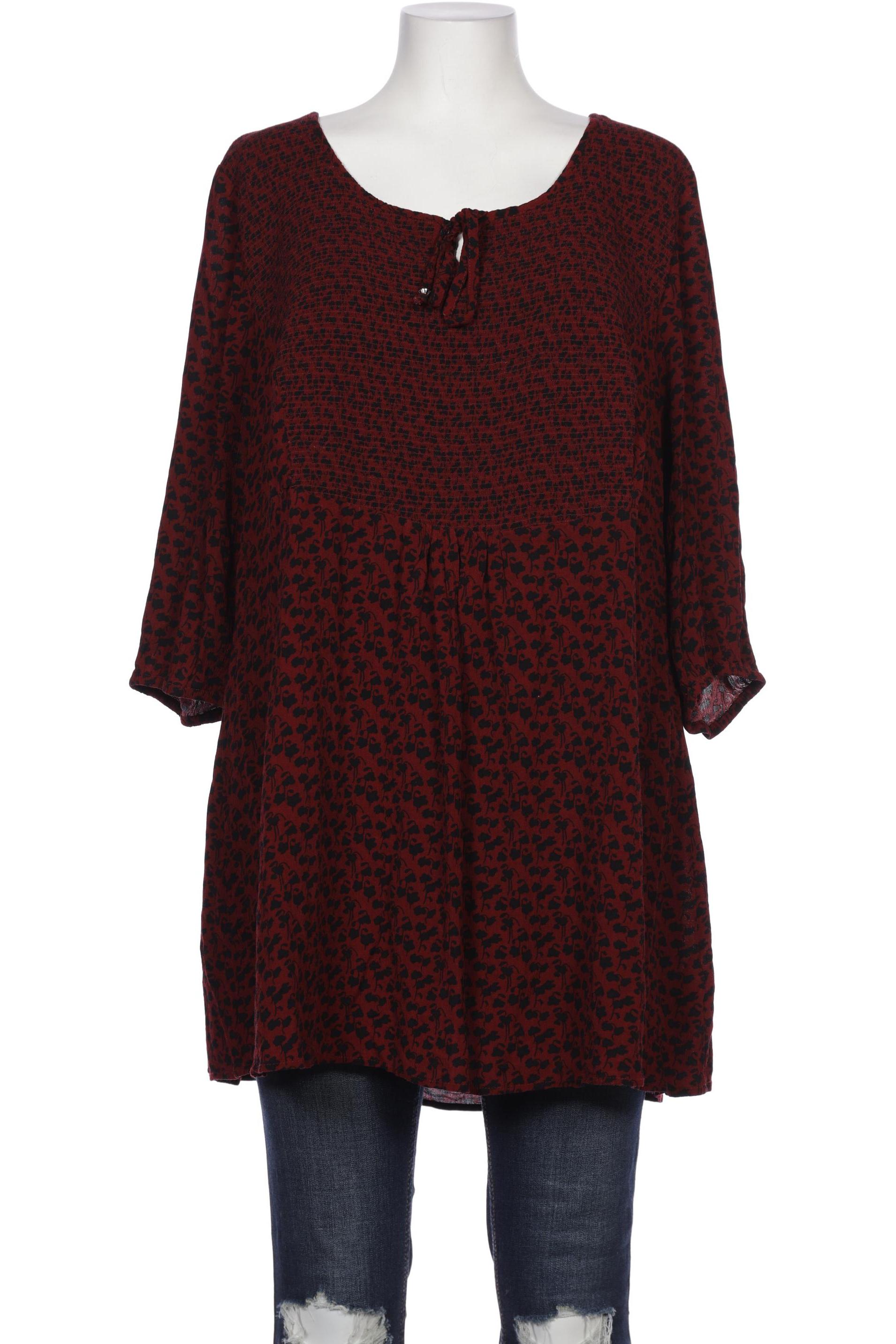 

Ulla Popken Damen Bluse, bordeaux, Gr. 46
