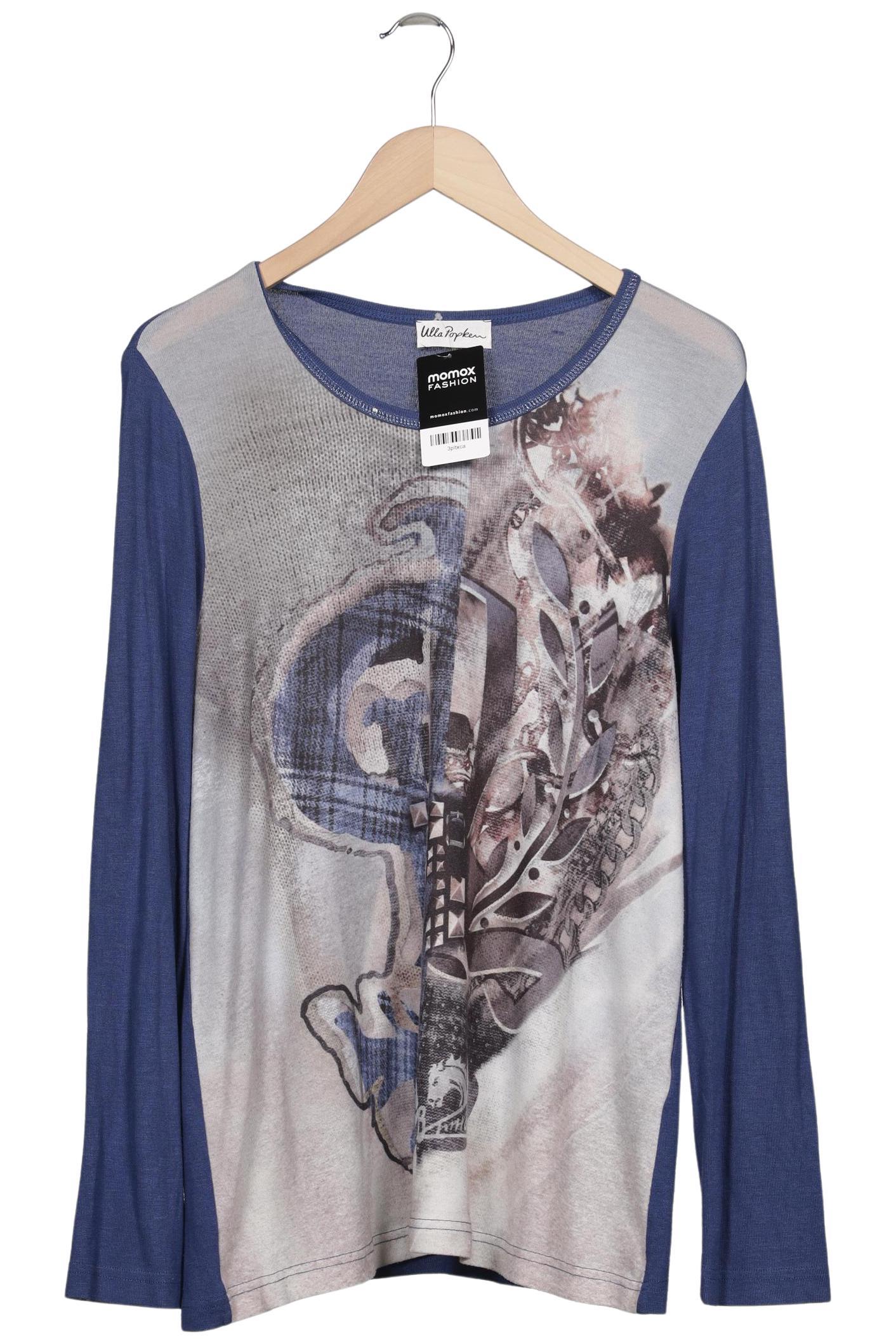 

Ulla Popken Damen Langarmshirt, marineblau, Gr. 42