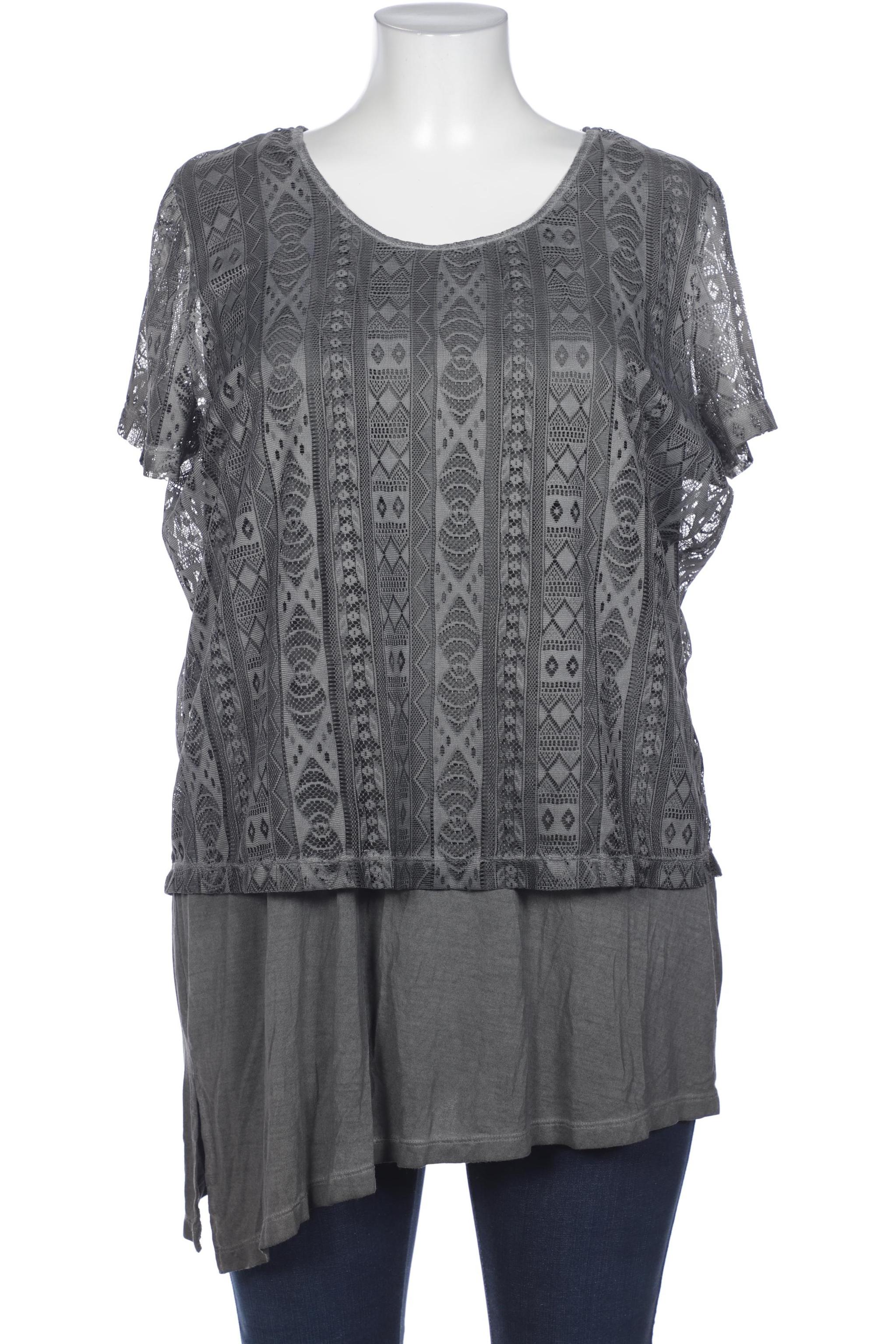 

Ulla Popken Damen Bluse, grau, Gr. 46