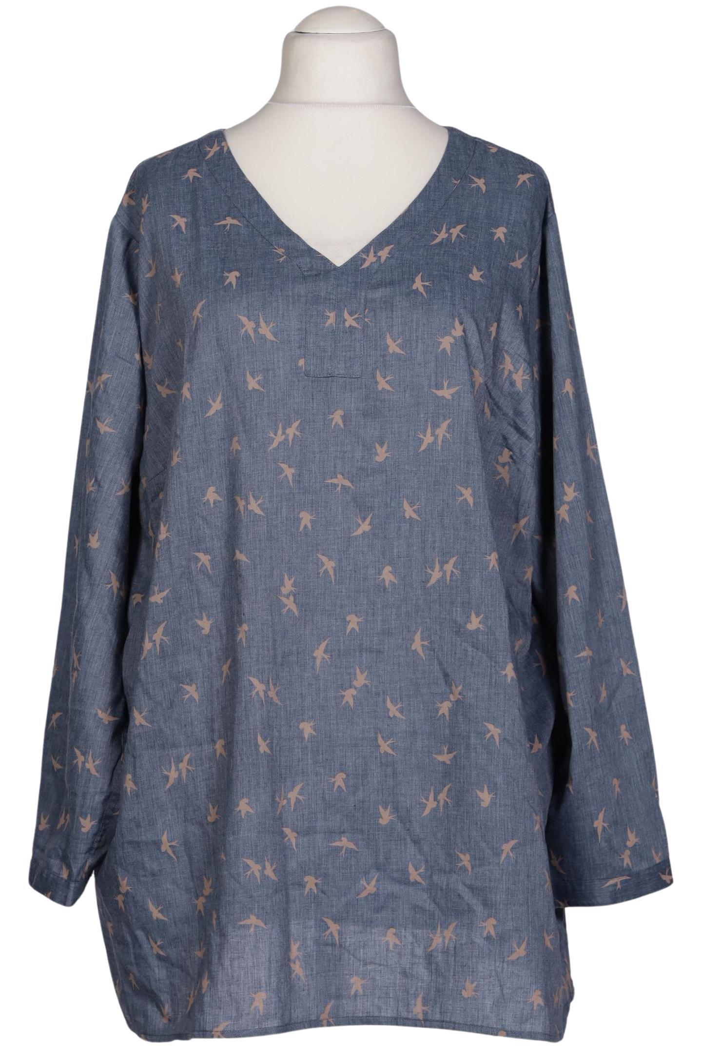 

Ulla Popken Damen Bluse, blau, Gr. 50