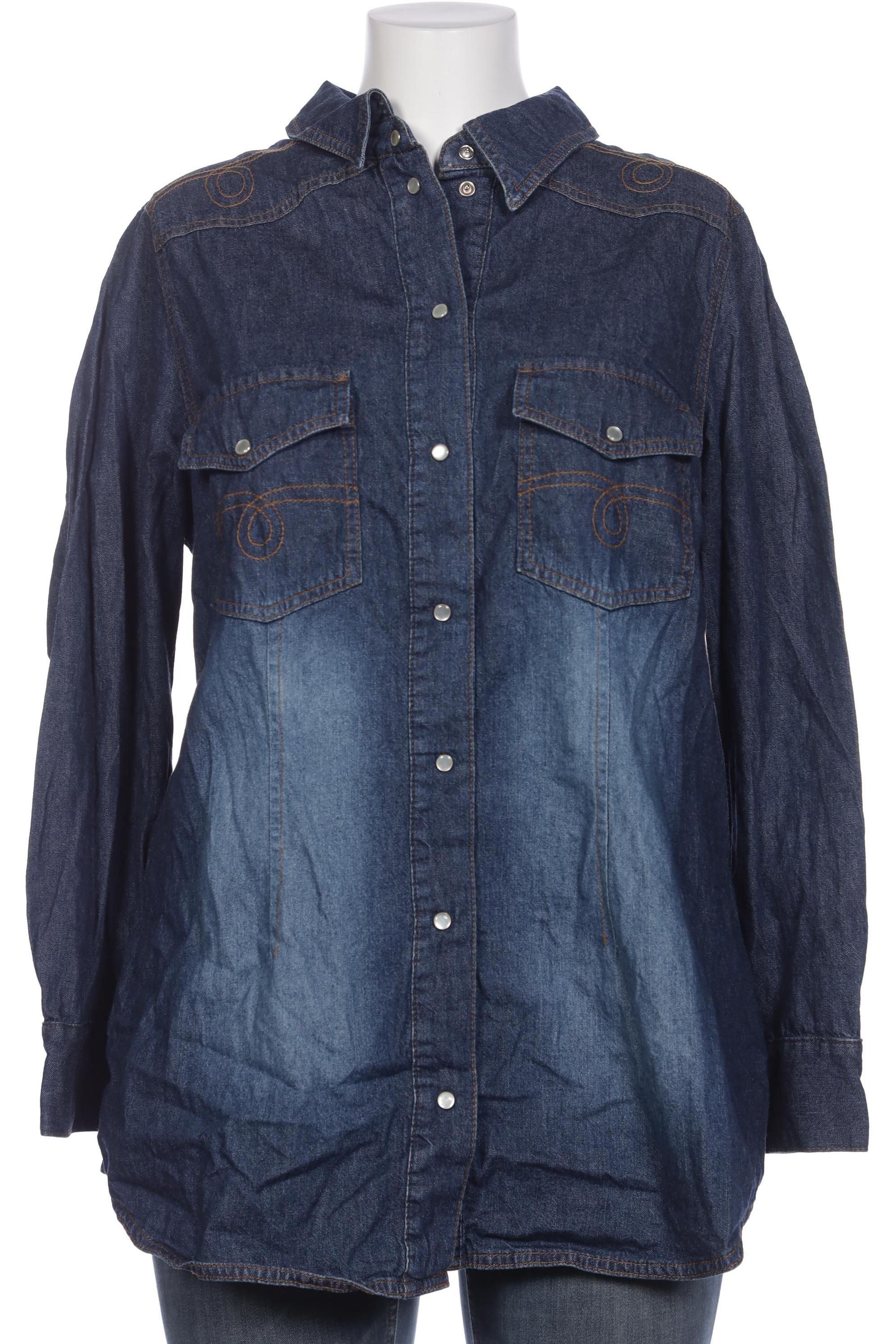 

Ulla Popken Damen Bluse, marineblau, Gr. 46