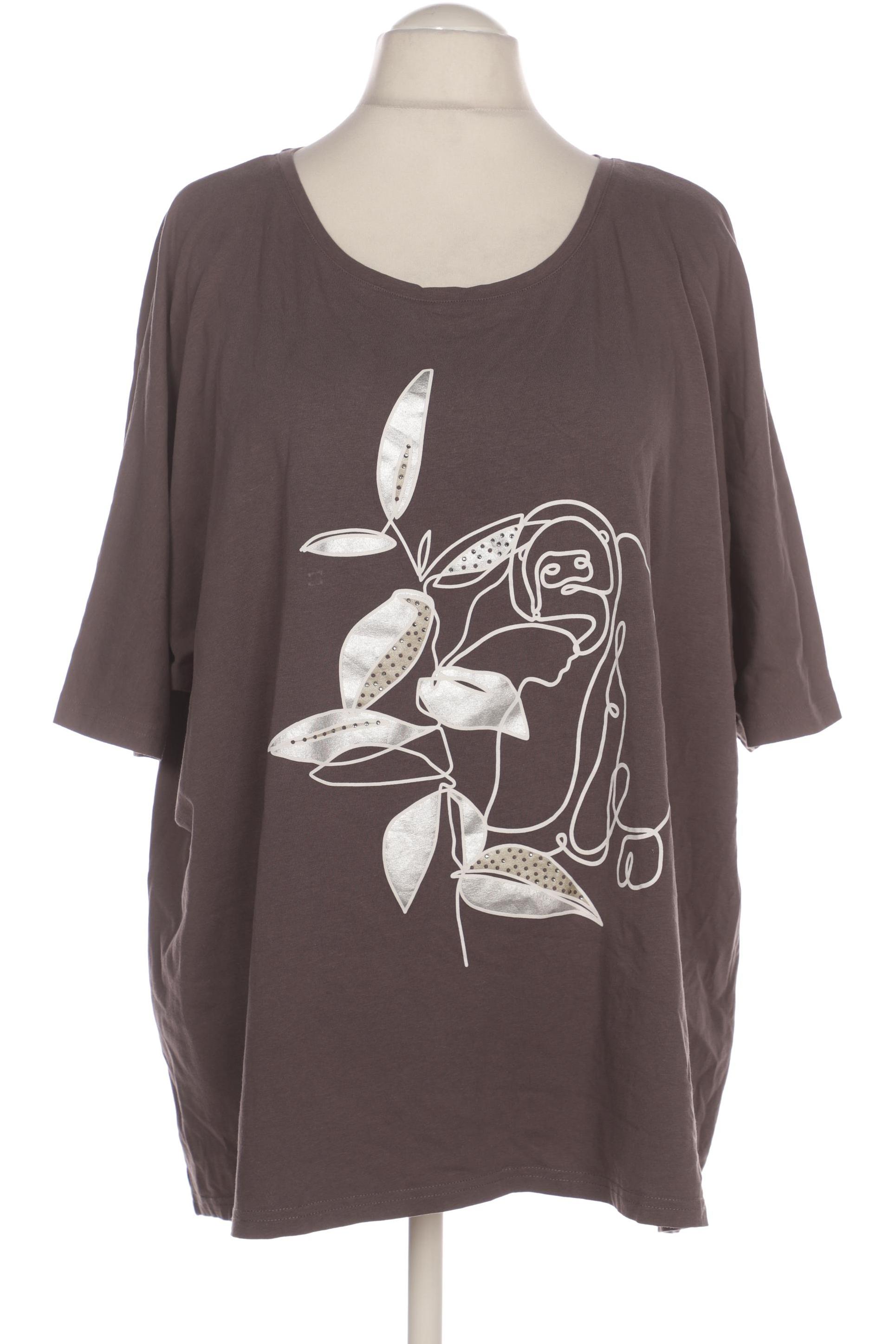 

Ulla Popken Damen T-Shirt, grau, Gr. 54