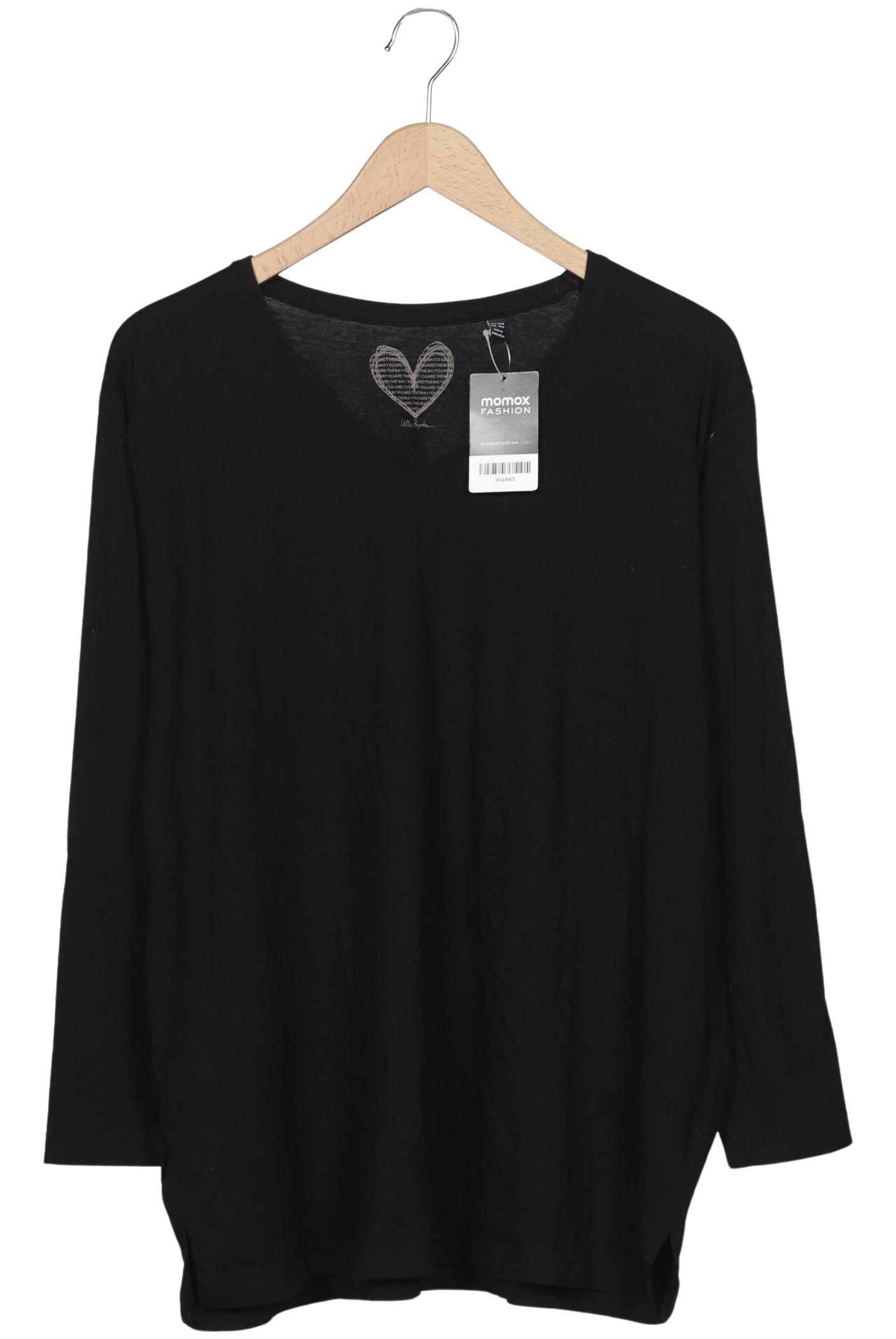 

Ulla Popken Damen Langarmshirt, schwarz, Gr. 46