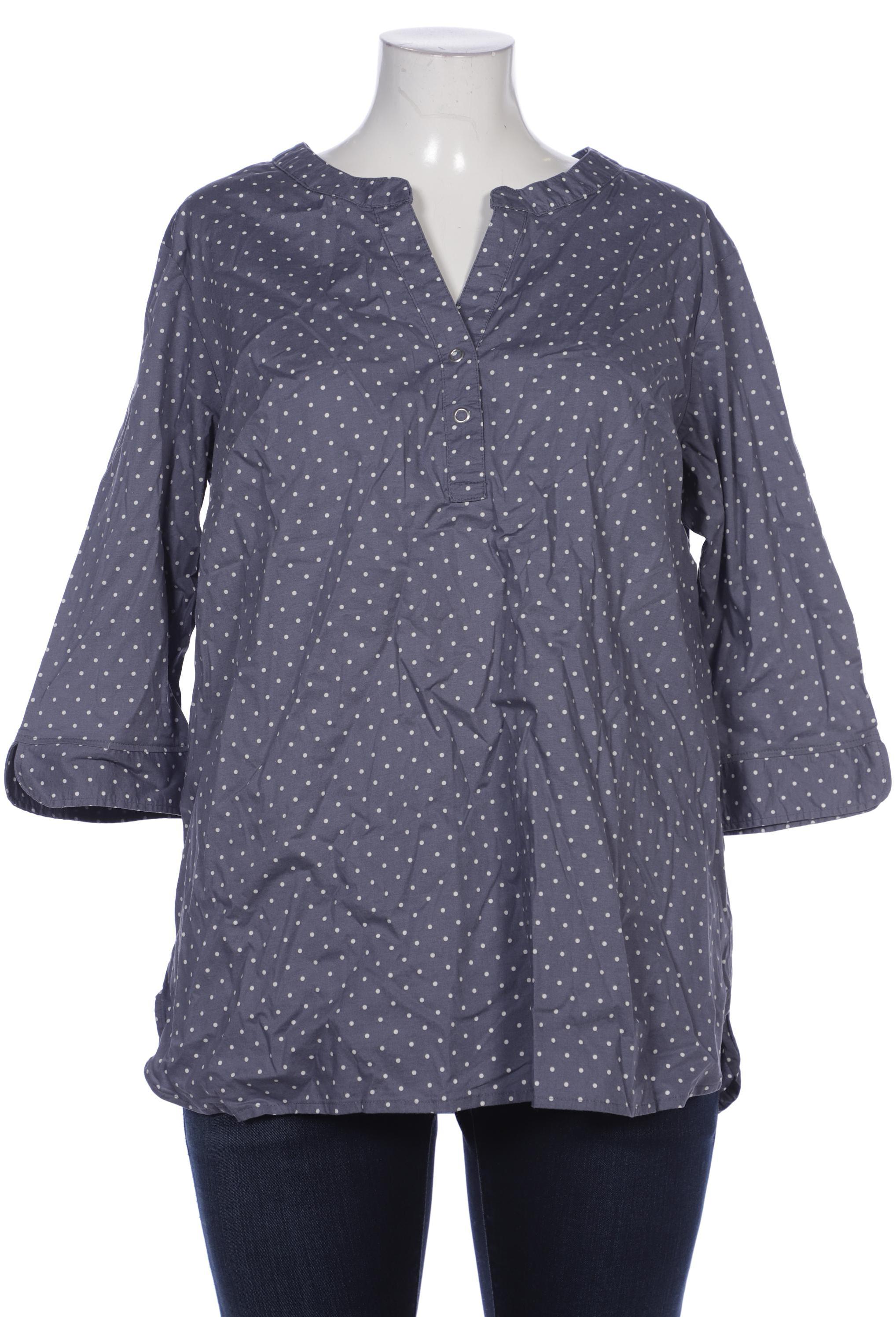 

Ulla Popken Damen Bluse, blau, Gr. 42