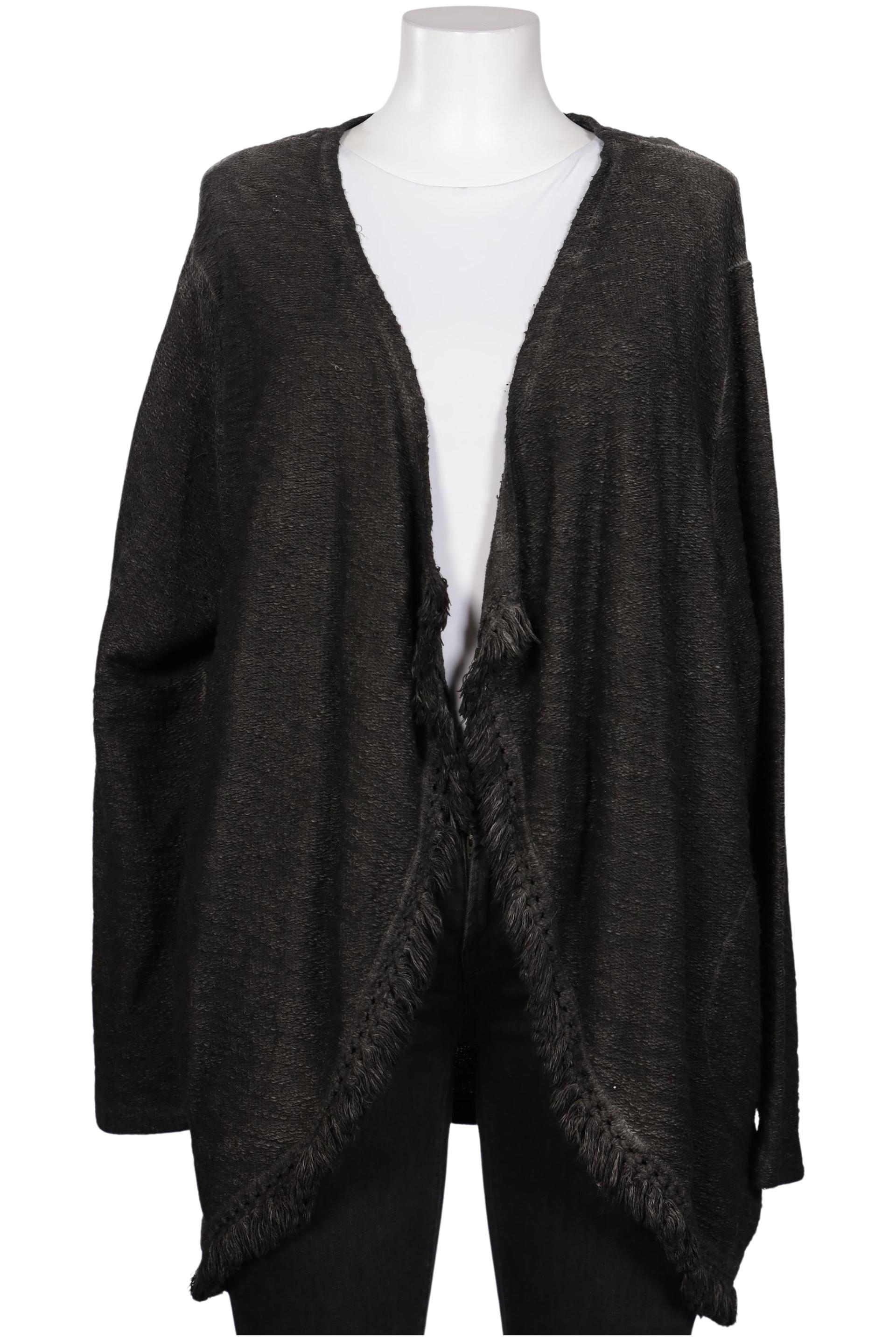 

Ulla Popken Damen Strickjacke, grau, Gr. 46