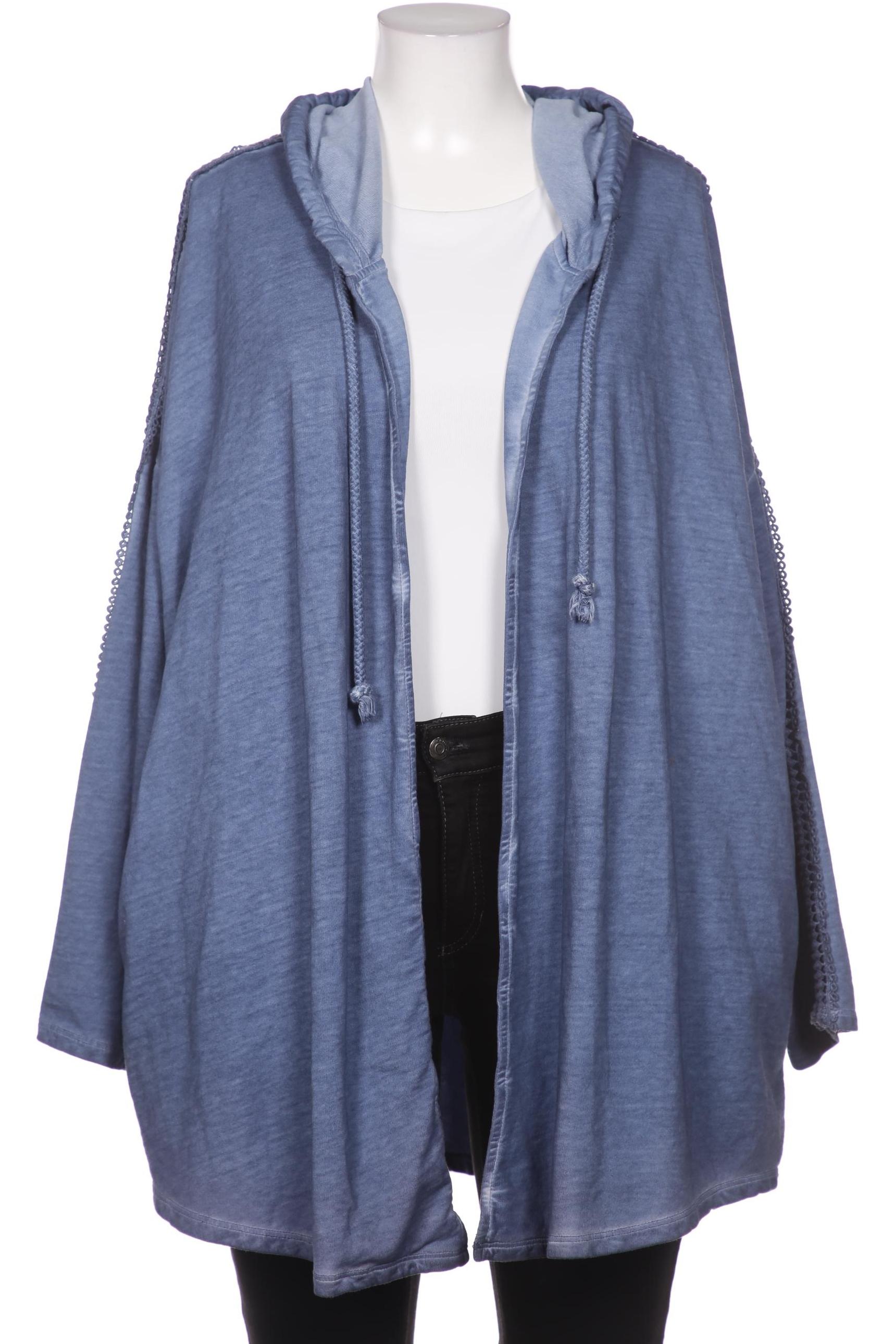 

Ulla Popken Damen Kapuzenpullover, blau, Gr. 50