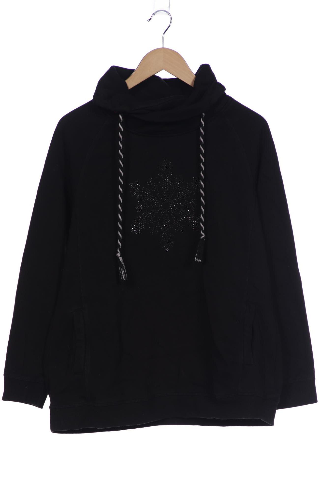 

Ulla Popken Damen Sweatshirt, schwarz, Gr. 42