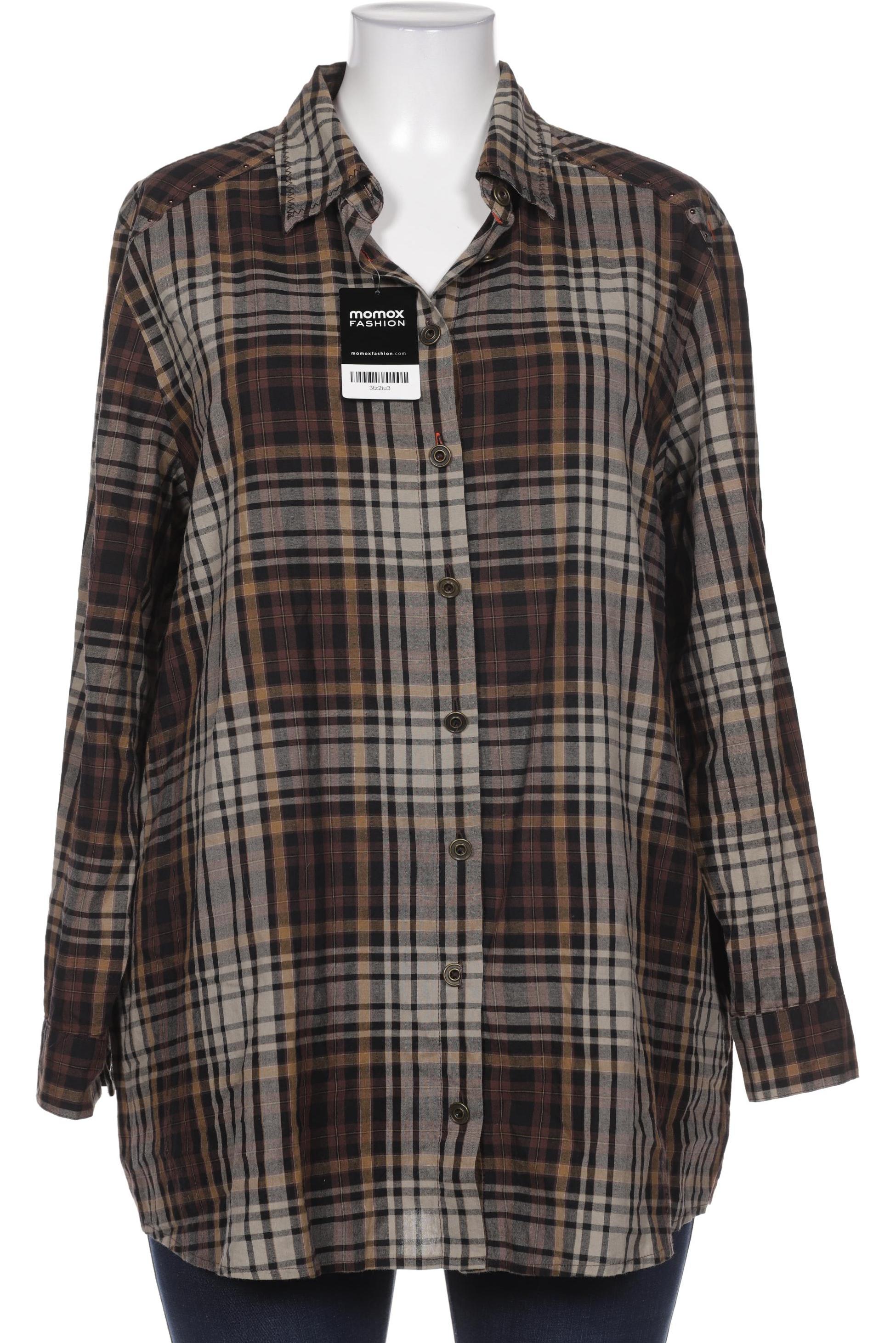 

Ulla Popken Damen Bluse, braun, Gr. 46
