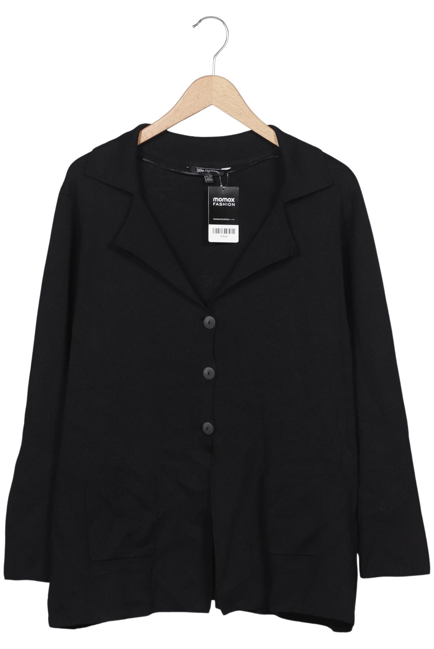 

Ulla Popken Damen Strickjacke, schwarz, Gr. 46