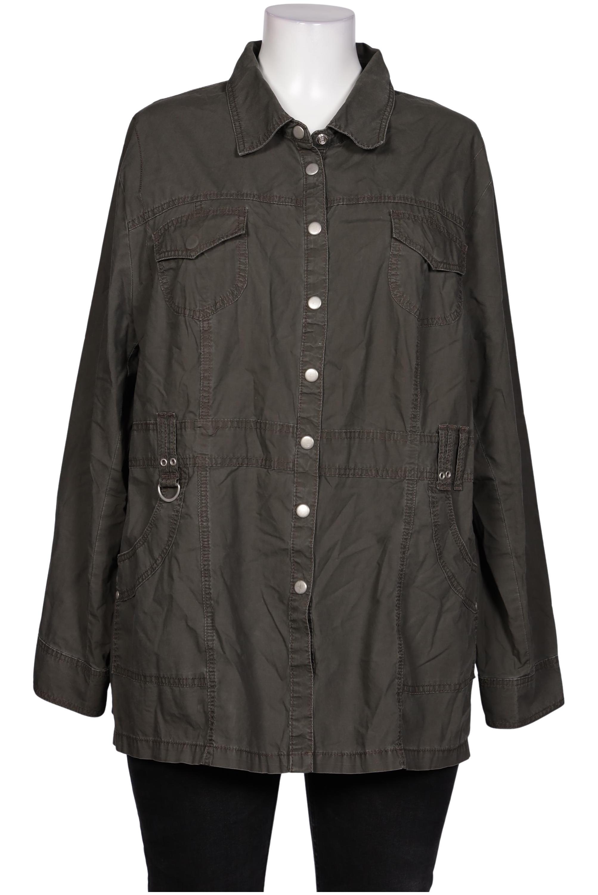 

Ulla Popken Damen Bluse, grün, Gr. 52