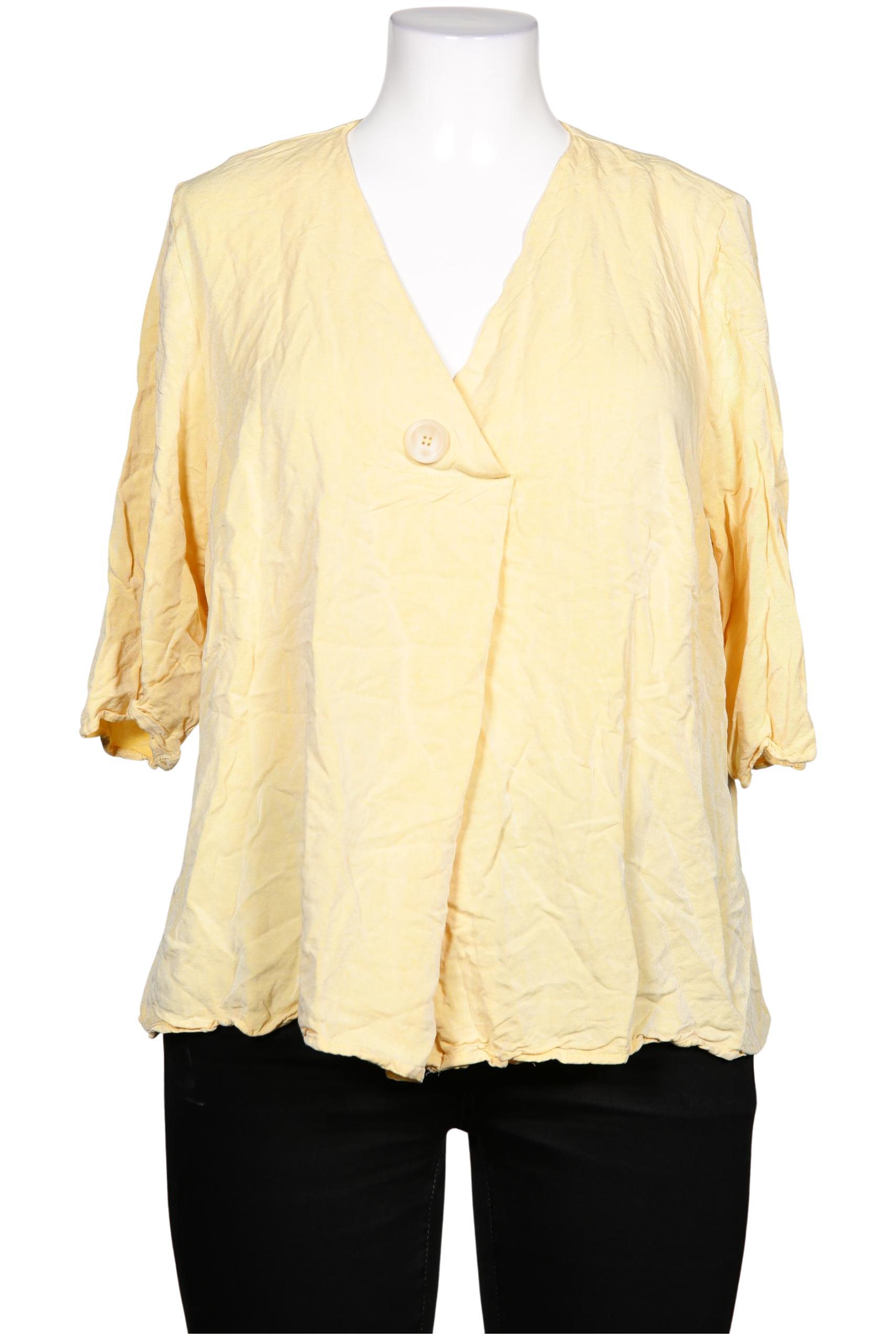

Ulla Popken Damen Bluse, gelb, Gr. 46