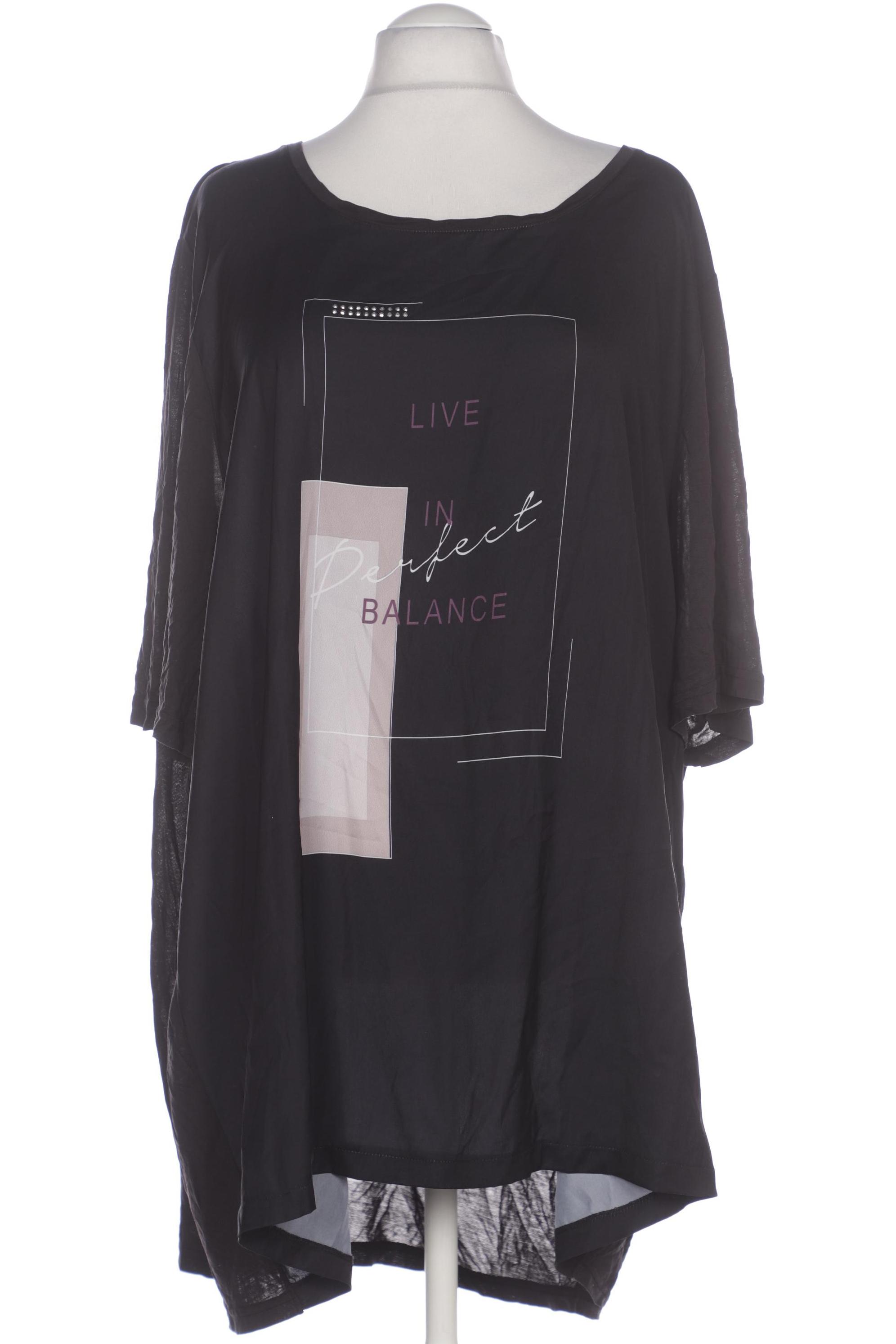 

Ulla Popken Damen T-Shirt, schwarz, Gr. 58