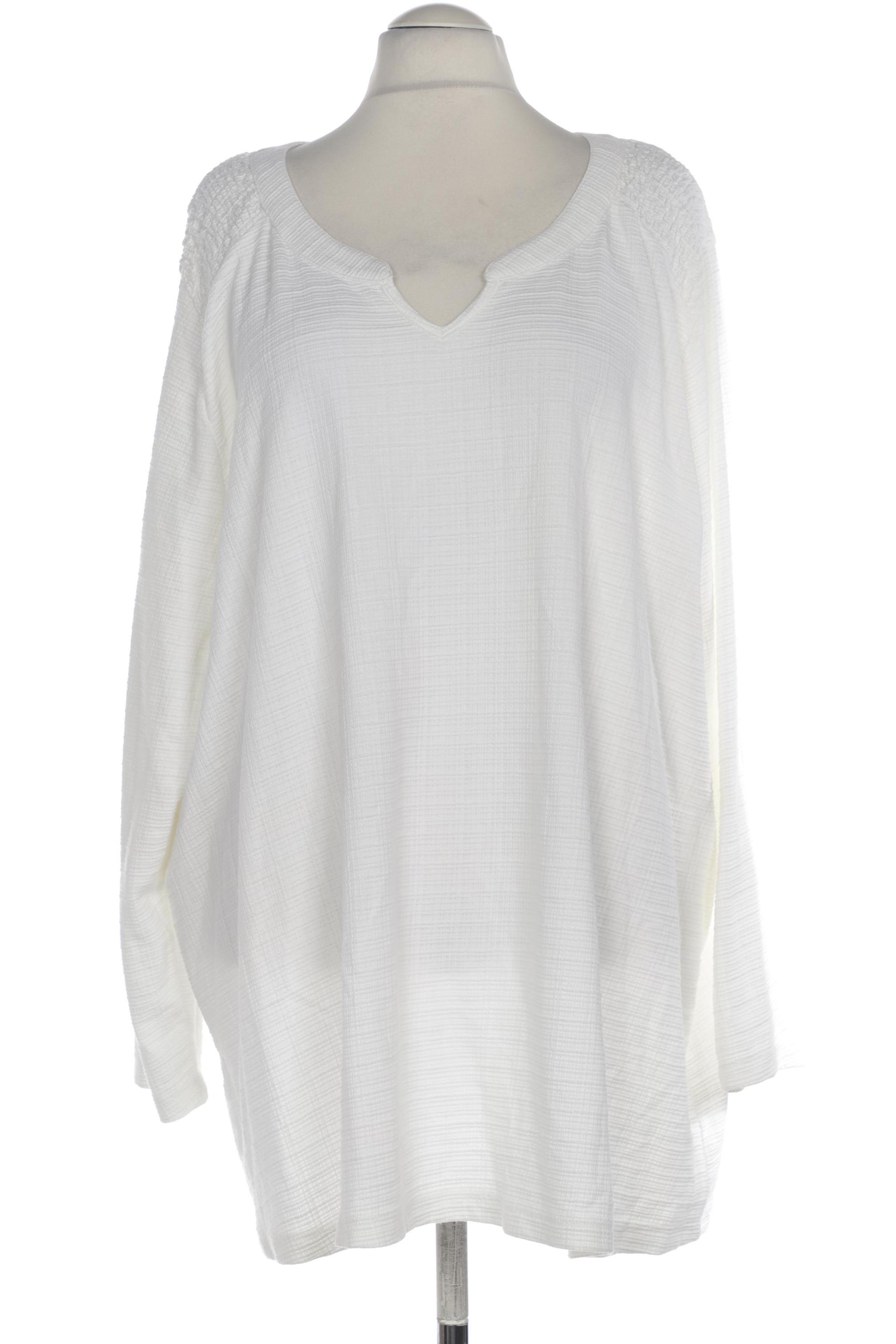 

Ulla Popken Damen Langarmshirt, cremeweiß, Gr. 62