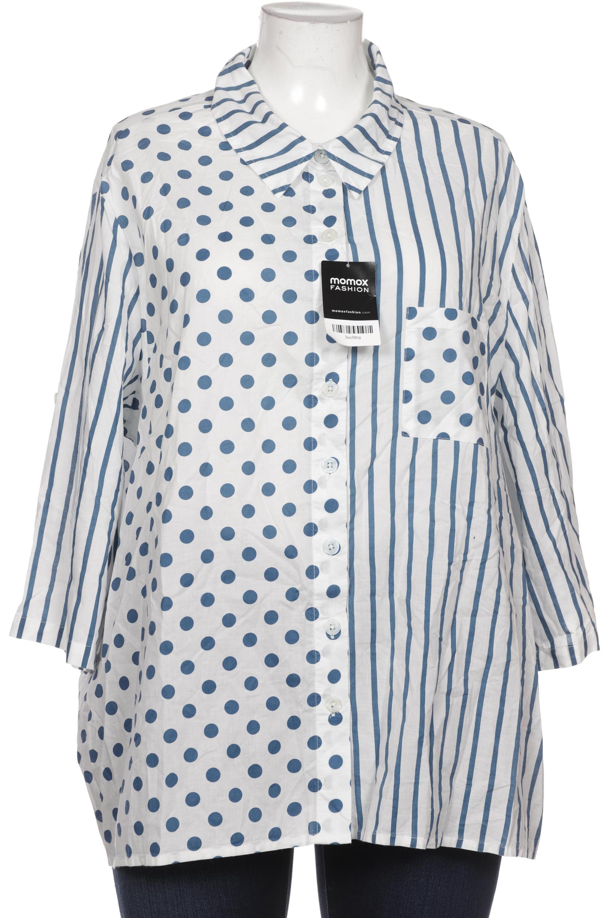 

Ulla Popken Damen Bluse, blau, Gr. 50
