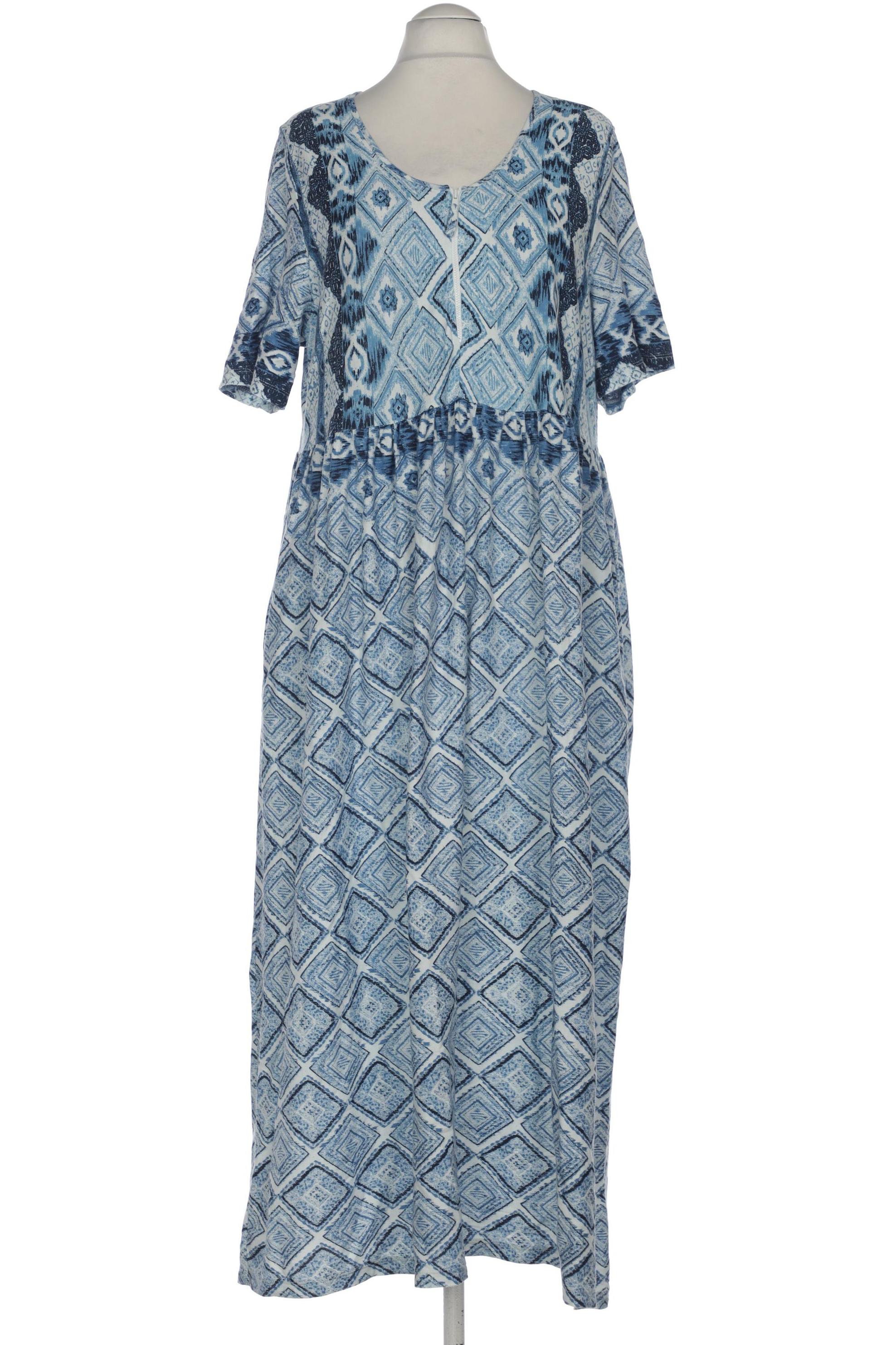 

Ulla Popken Damen Kleid, blau, Gr. 46