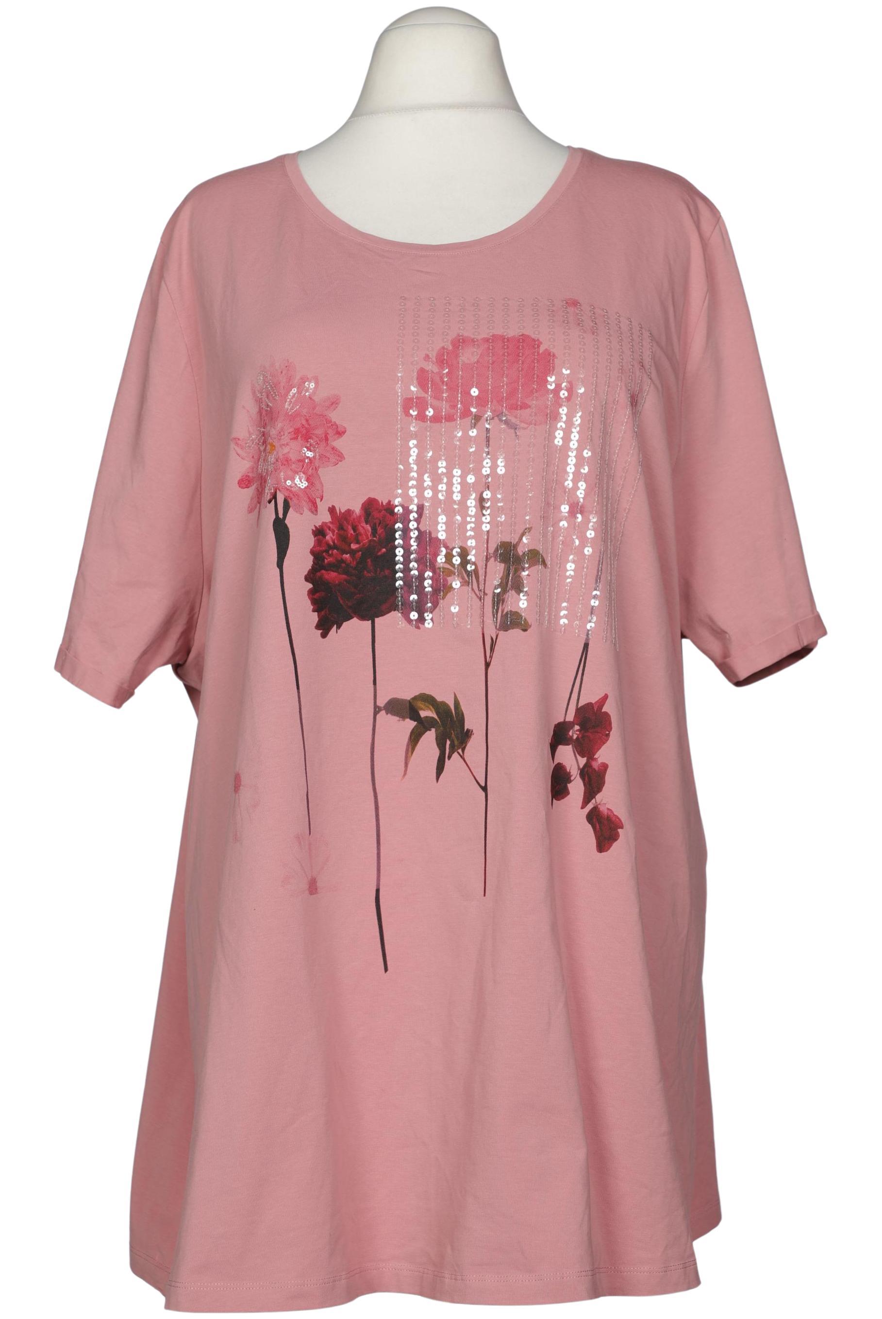 

Ulla Popken Damen T-Shirt, pink, Gr. 58