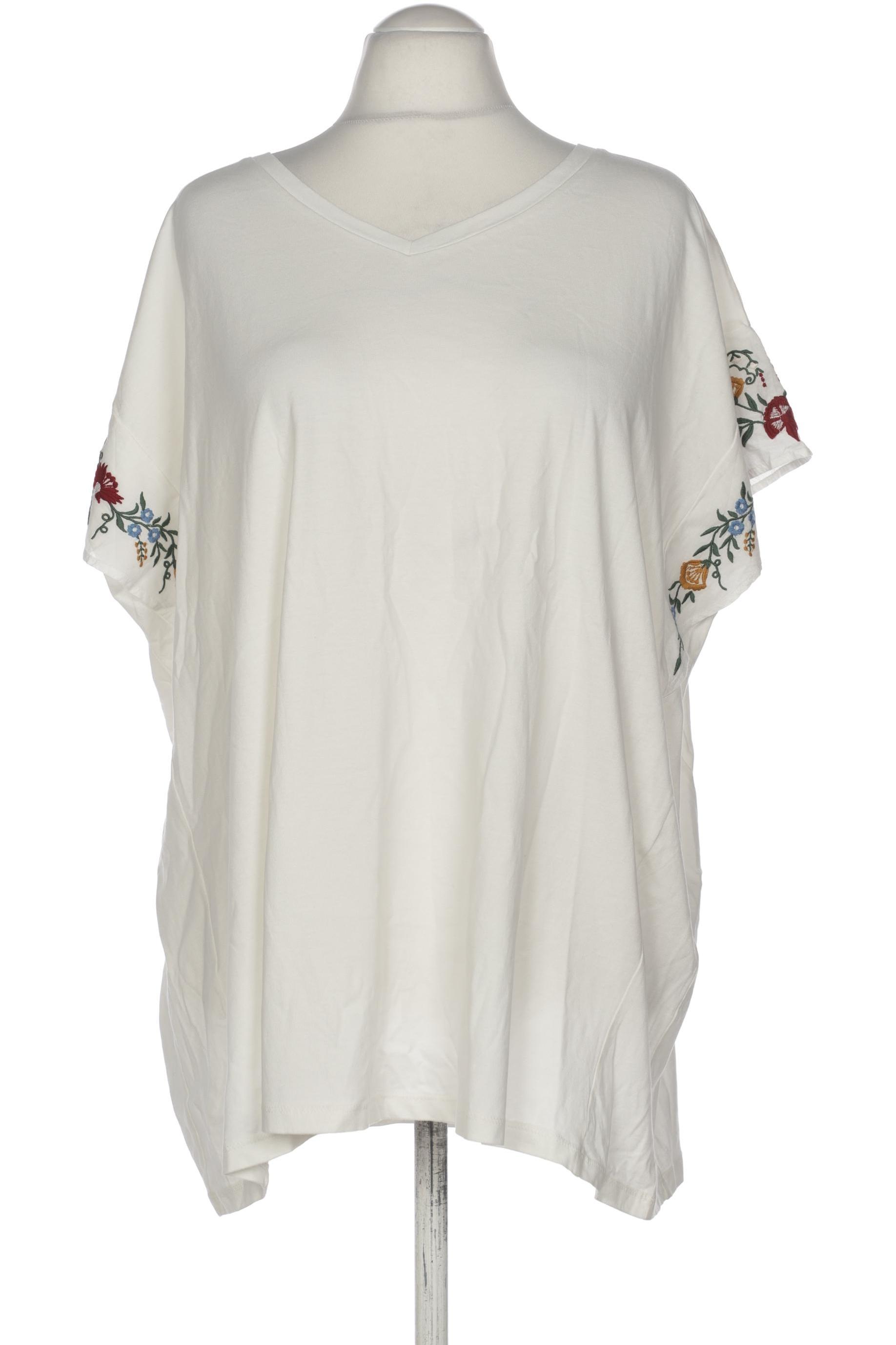 

Ulla Popken Damen T-Shirt, weiß, Gr. 54