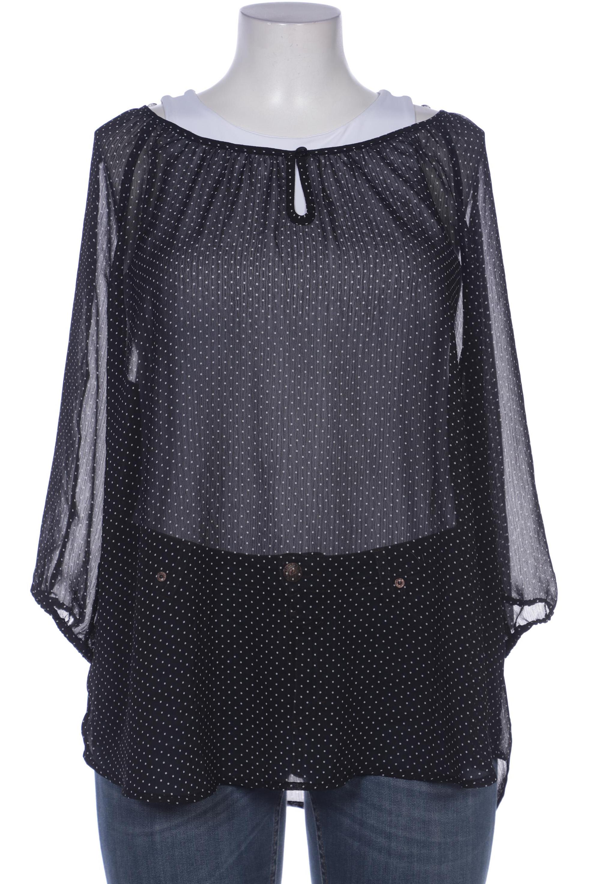 

Ulla Popken Damen Bluse, schwarz, Gr. 46