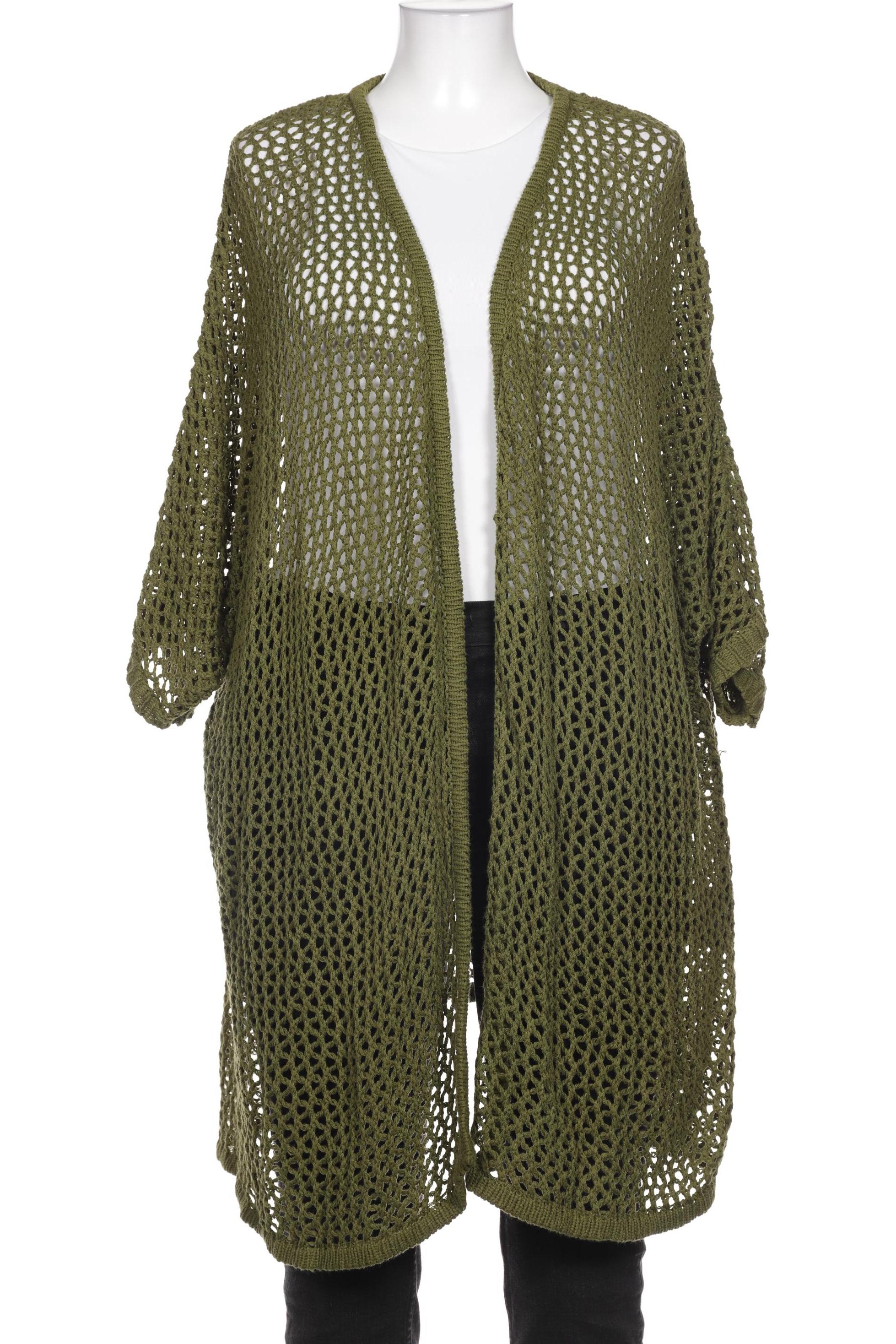 

Ulla Popken Damen Strickjacke, grün, Gr. 46