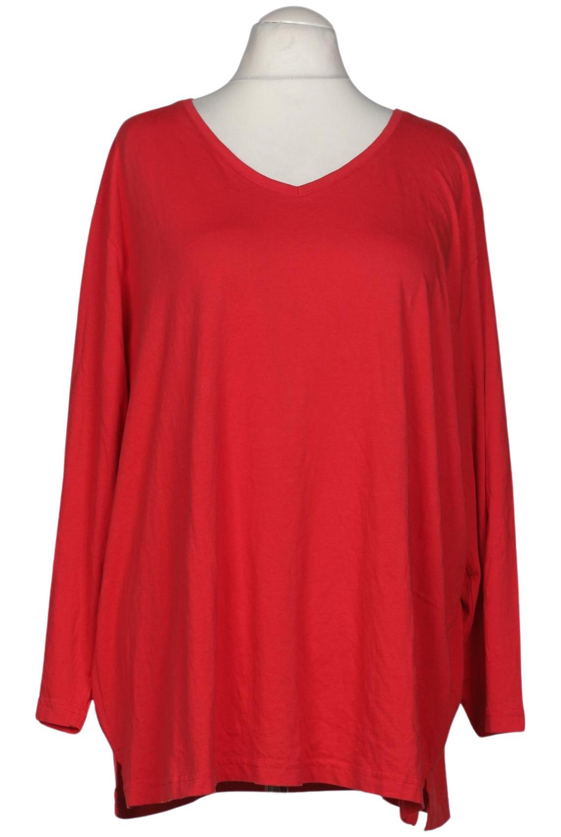 

Ulla Popken Damen Langarmshirt, rot, Gr. 54