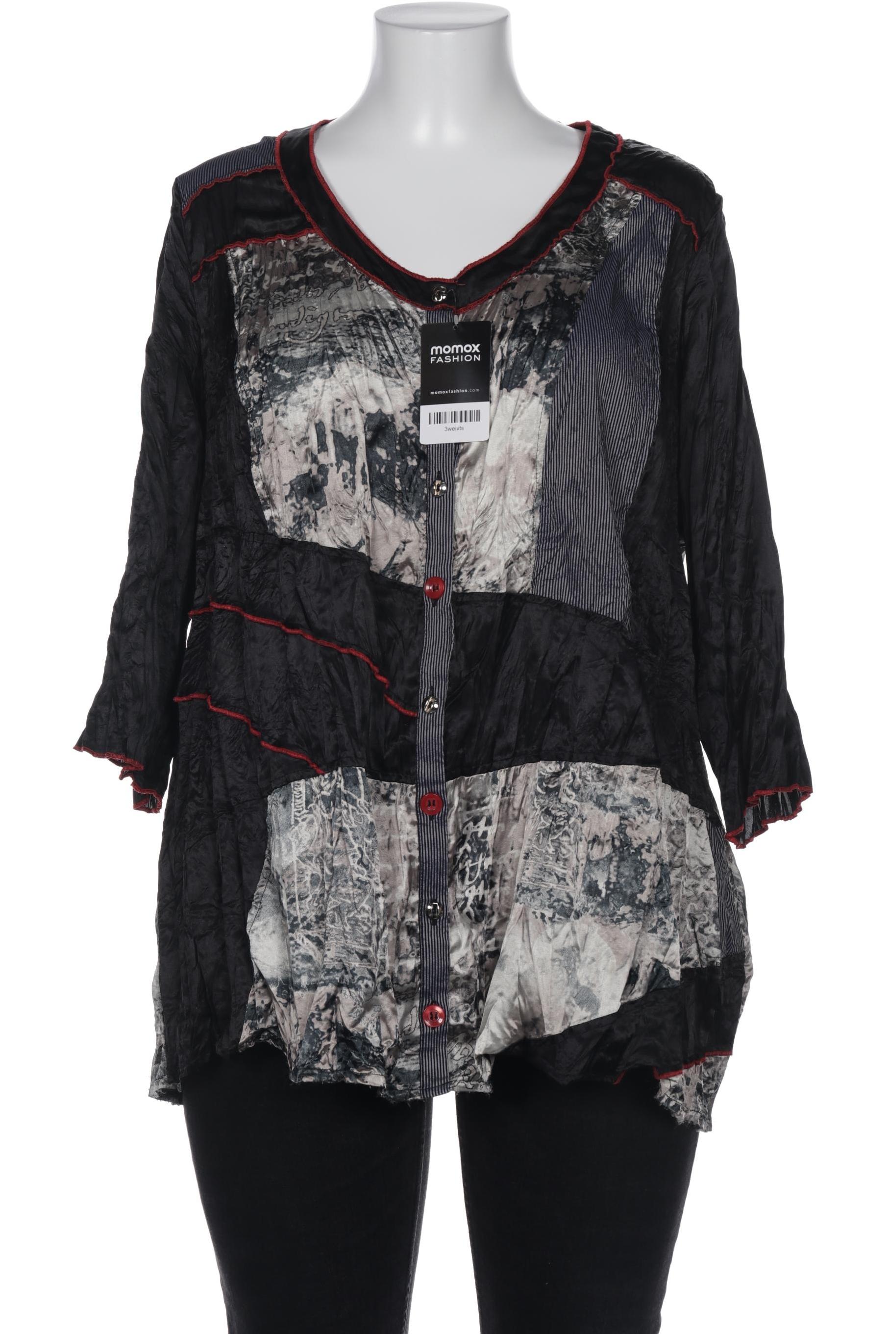 

Ulla Popken Damen Bluse, schwarz, Gr. 46