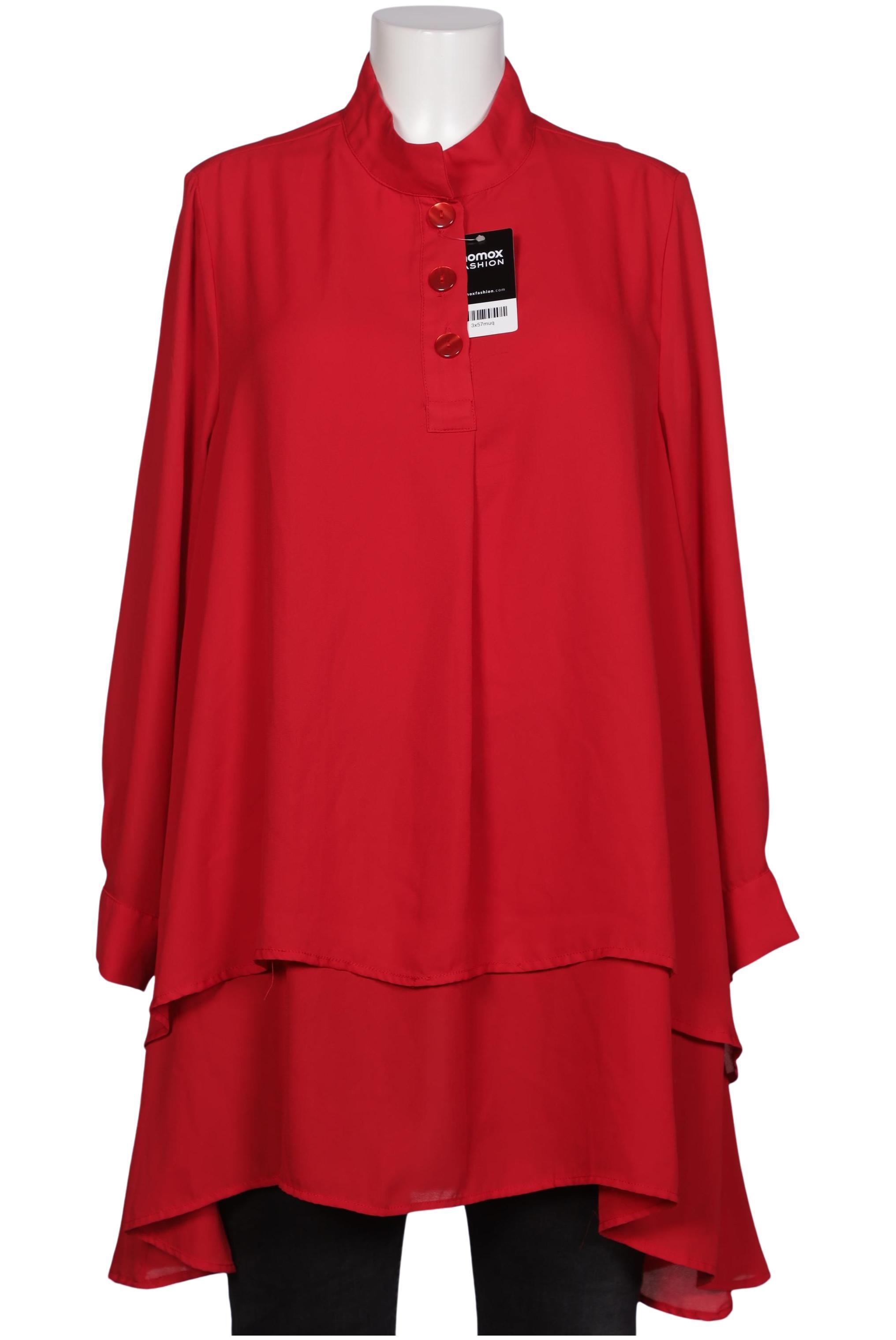 

Ulla Popken Damen Bluse, rot, Gr. 46