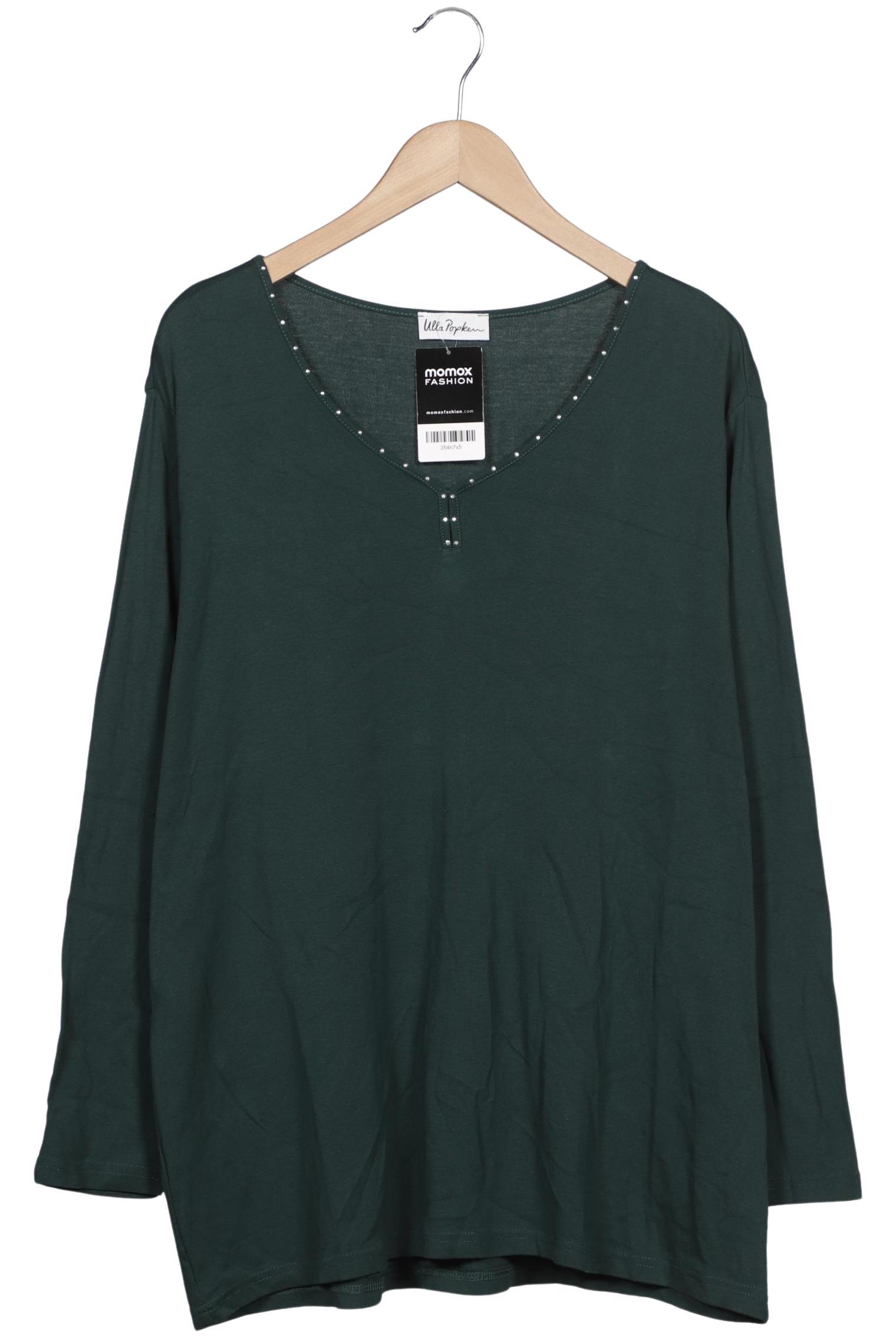 

Ulla Popken Damen Langarmshirt, grün, Gr. 46