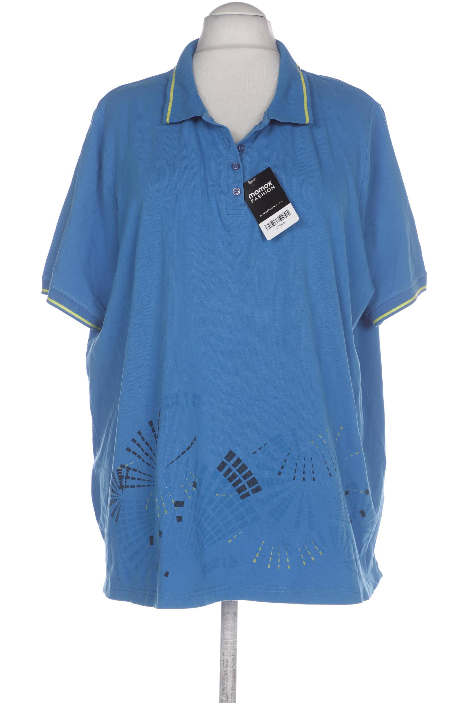 

Ulla Popken Damen Poloshirt, blau, Gr. 54