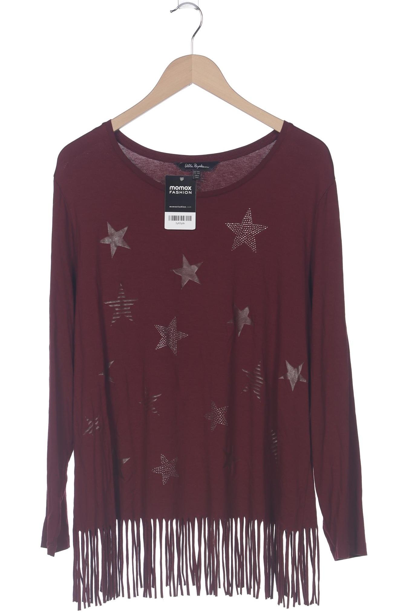 

Ulla Popken Damen Langarmshirt, bordeaux, Gr. 42