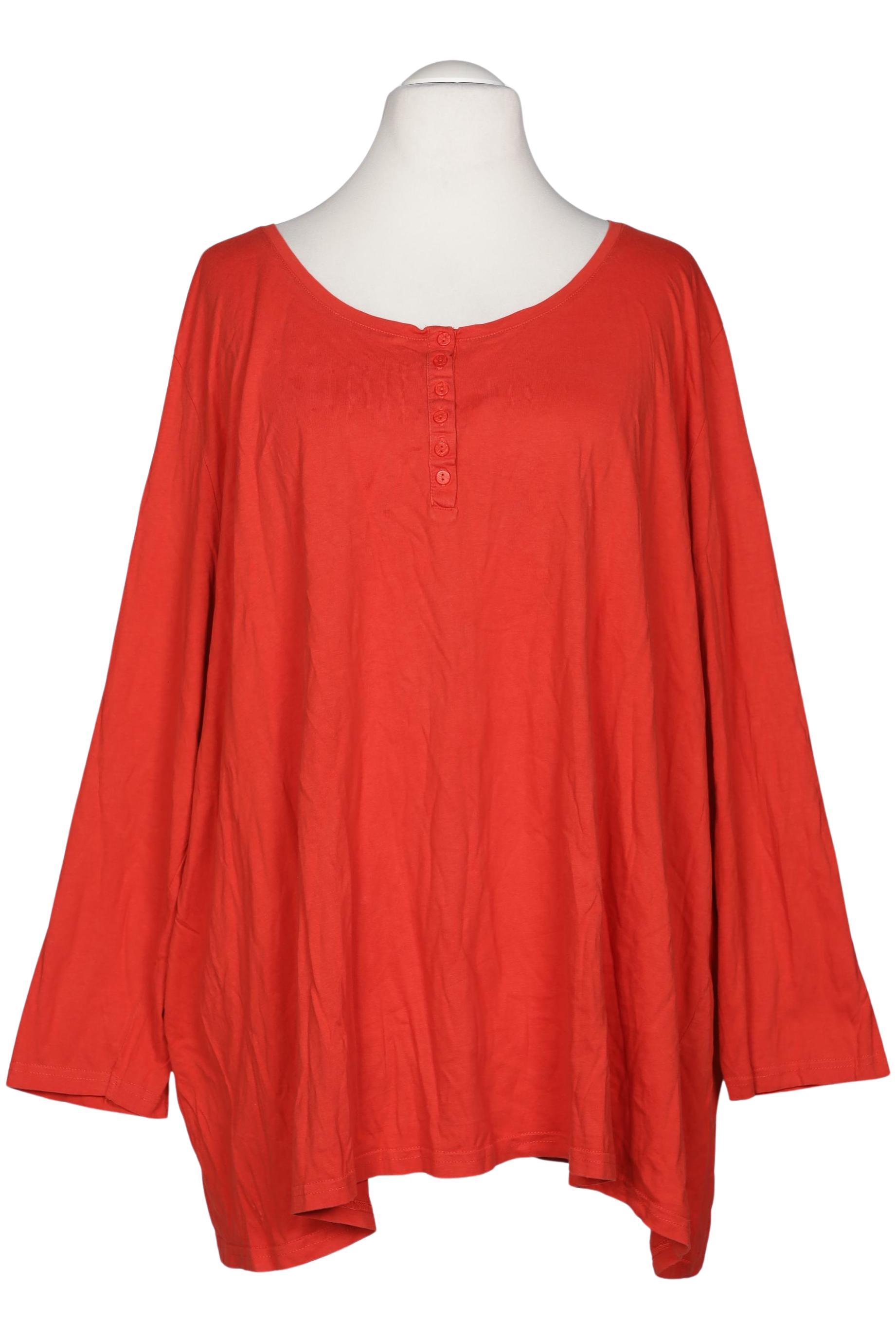 

Ulla Popken Damen Langarmshirt, rot, Gr. 62