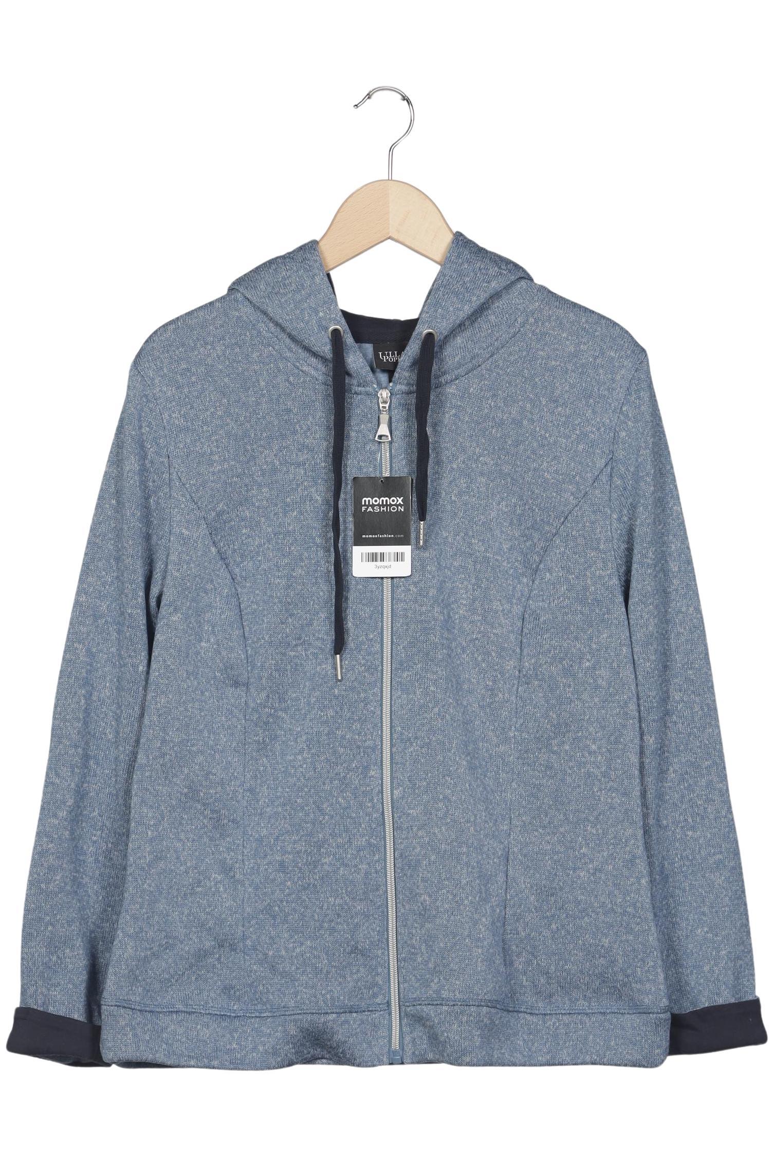 

Ulla Popken Damen Kapuzenpullover, blau, Gr. 42