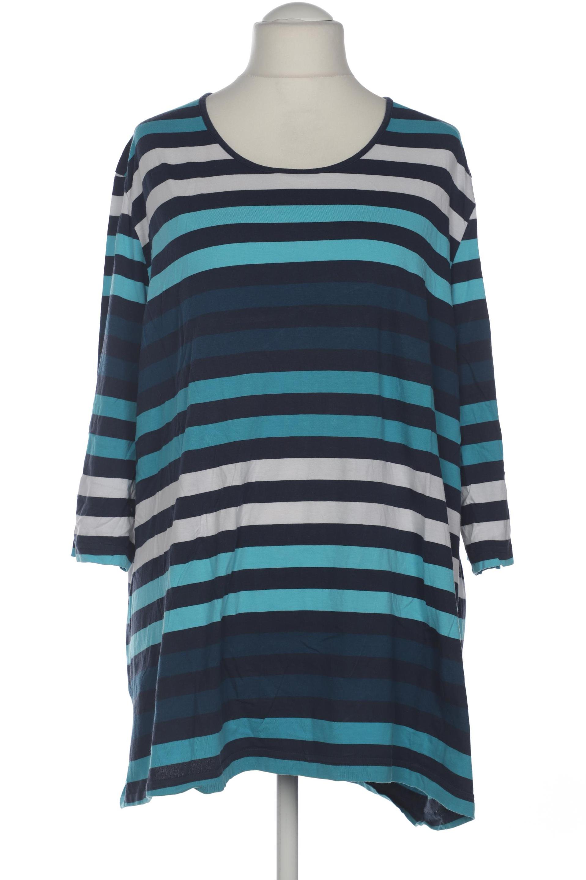 

Ulla Popken Damen Langarmshirt, blau, Gr. 54