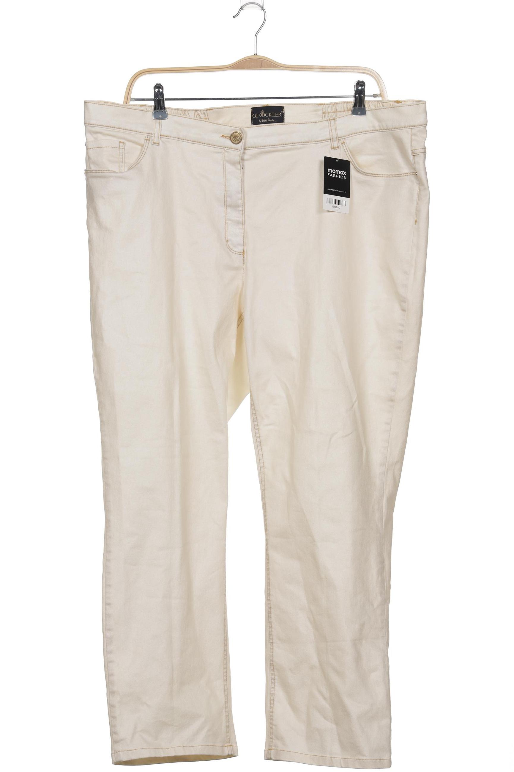

Ulla Popken Damen Jeans, cremeweiß, Gr. 52
