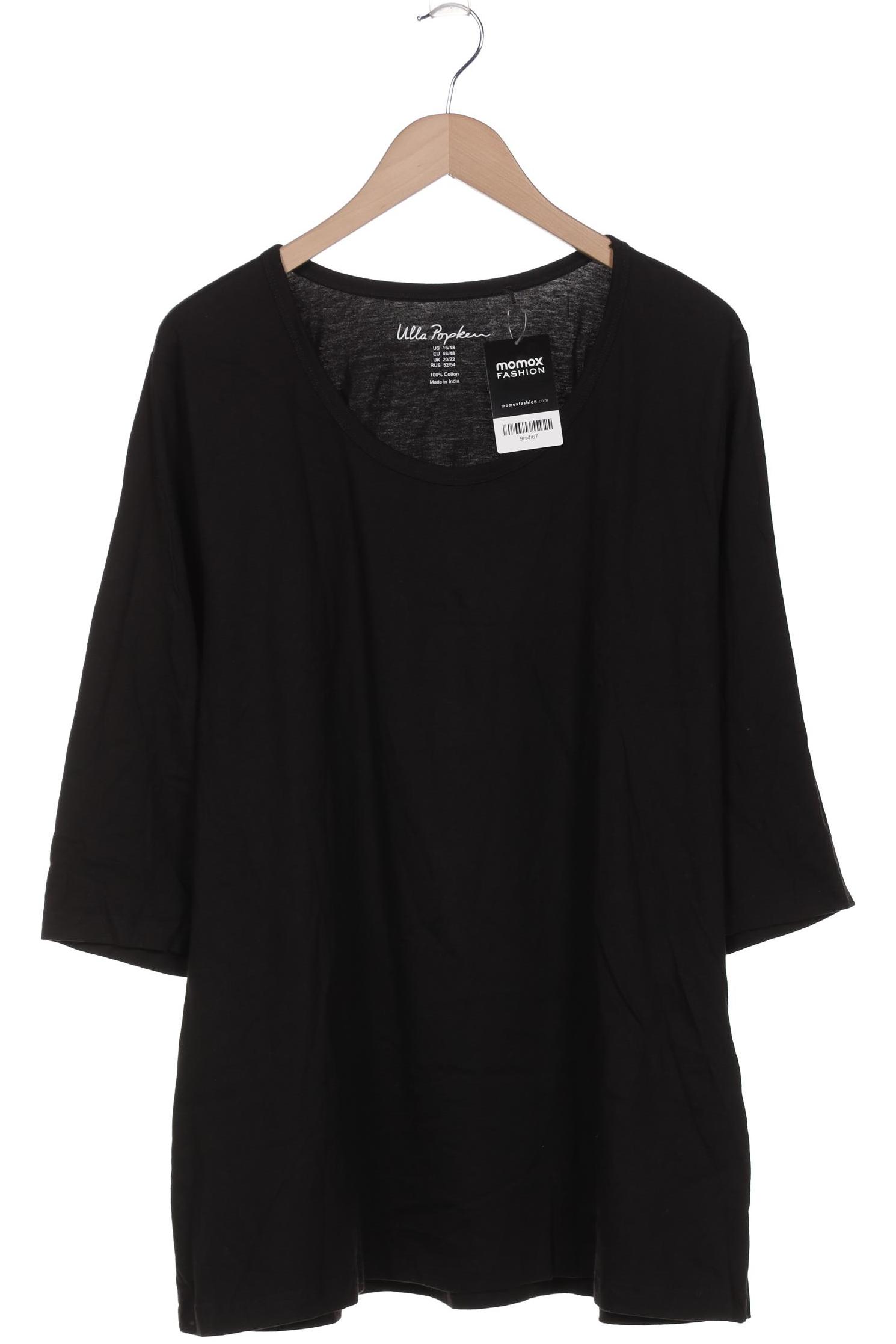 

Ulla Popken Damen Langarmshirt, schwarz, Gr. 46