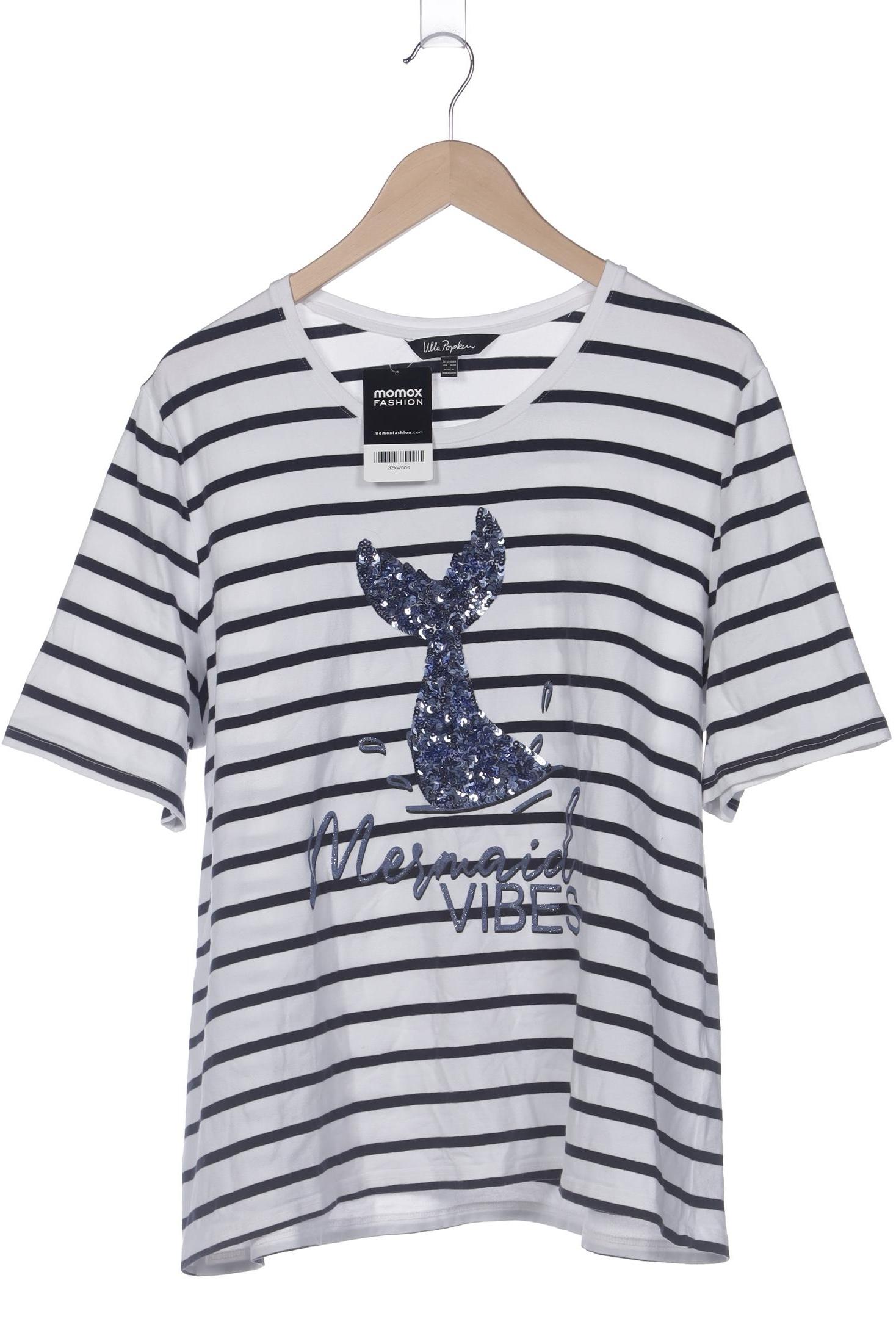 

Ulla Popken Damen T-Shirt, weiß, Gr. 46