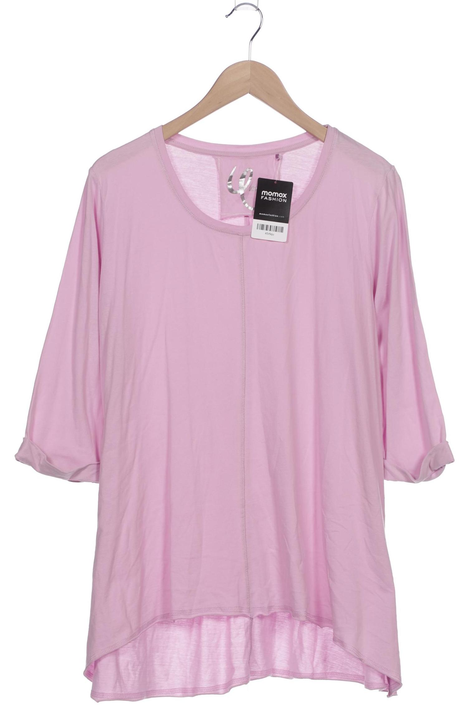 

Ulla Popken Damen Langarmshirt, pink, Gr. 46