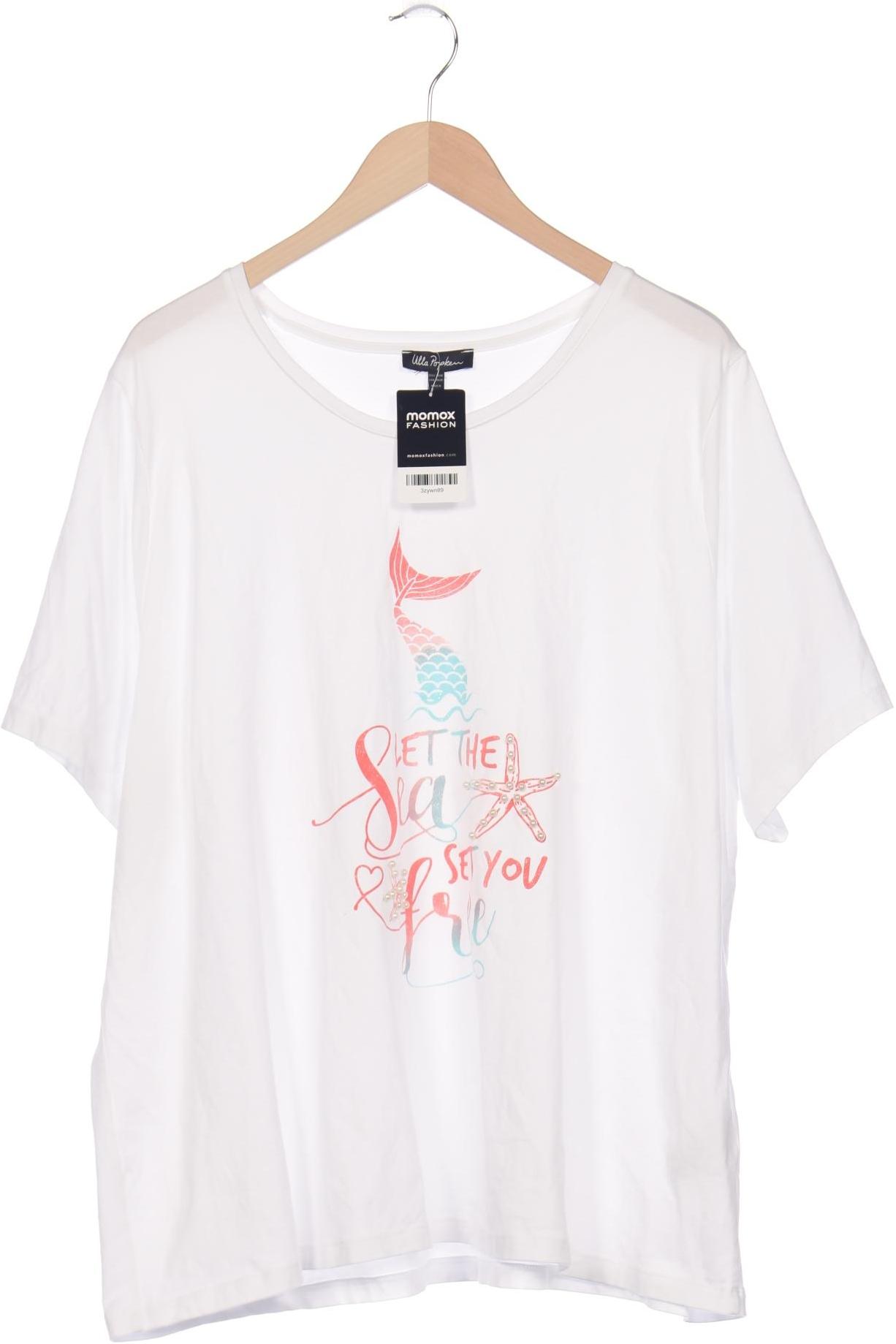 

Ulla Popken Damen T-Shirt, weiß, Gr. 54