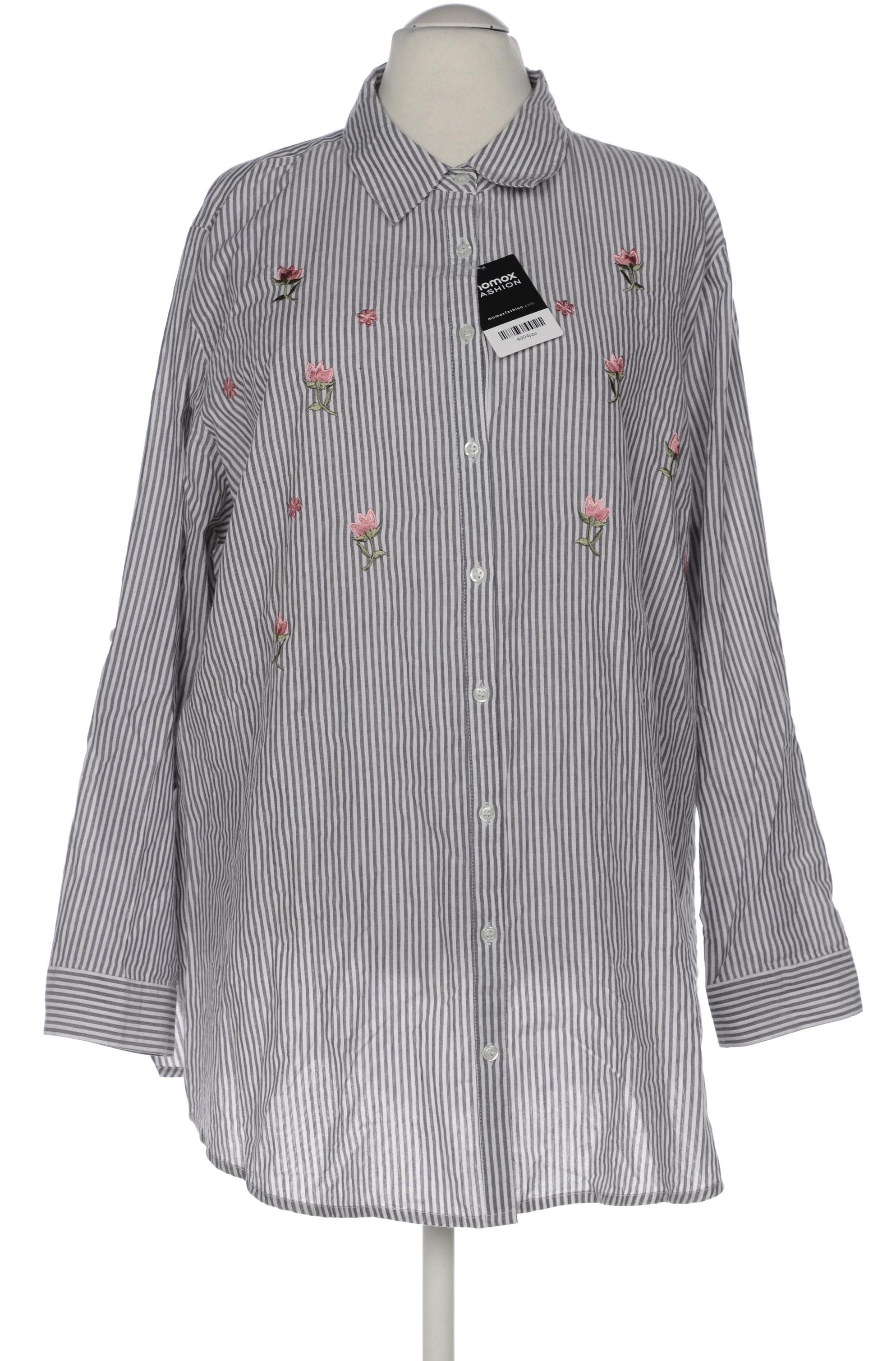 

Ulla Popken Damen Bluse, grau, Gr. 56
