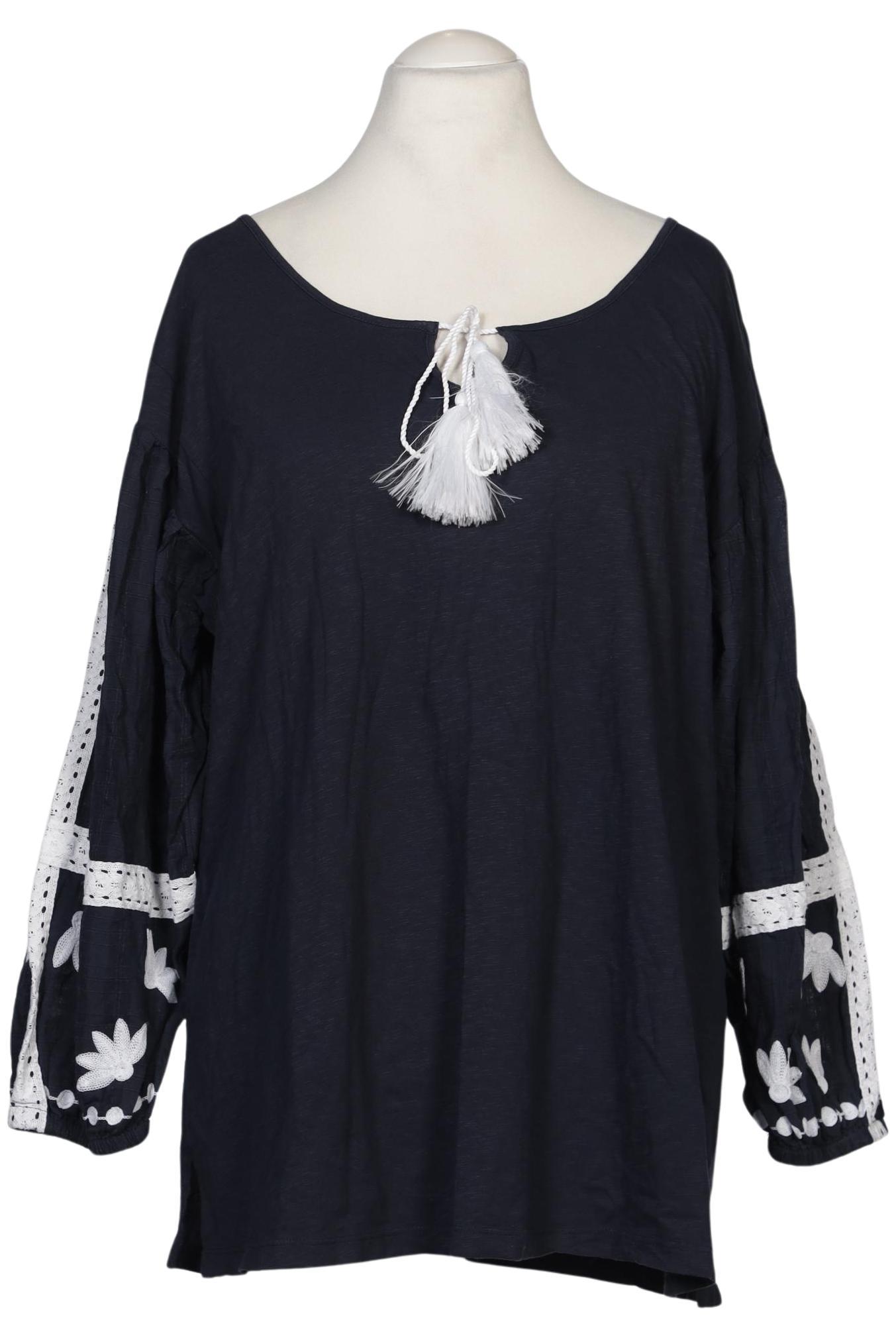 

Ulla Popken Damen Bluse, marineblau, Gr. 46