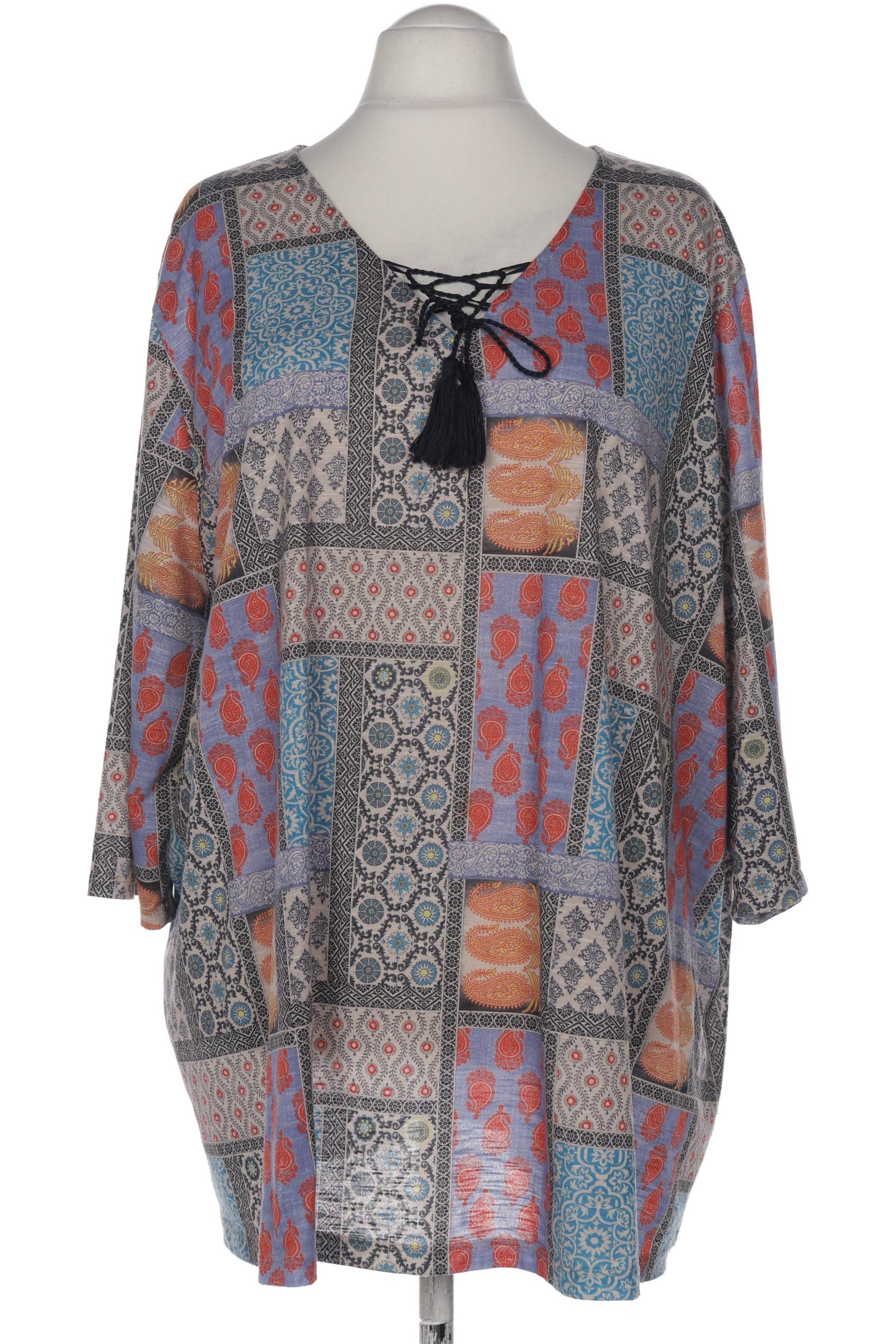 

Ulla Popken Damen Langarmshirt, mehrfarbig, Gr. 58