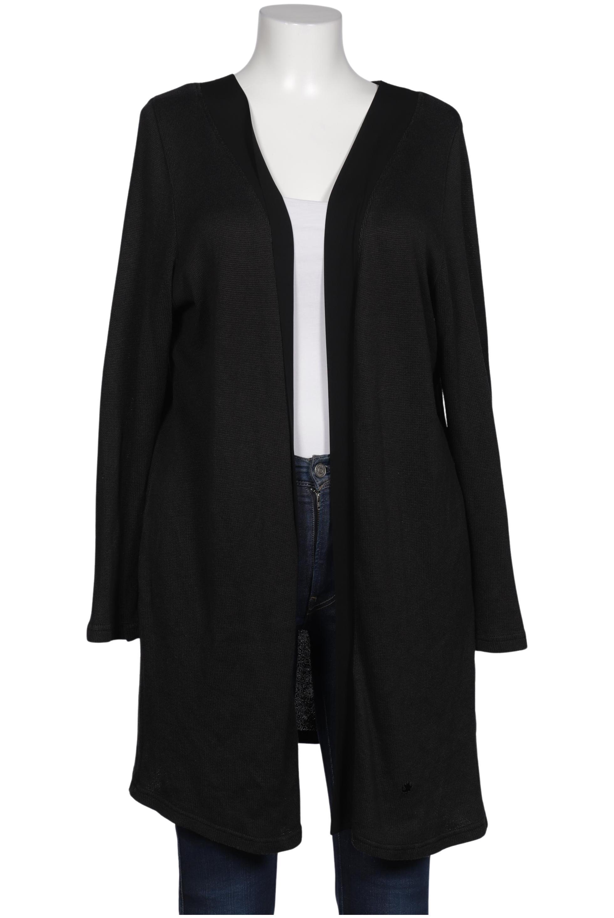 

Ulla Popken Damen Strickjacke, schwarz, Gr. 46